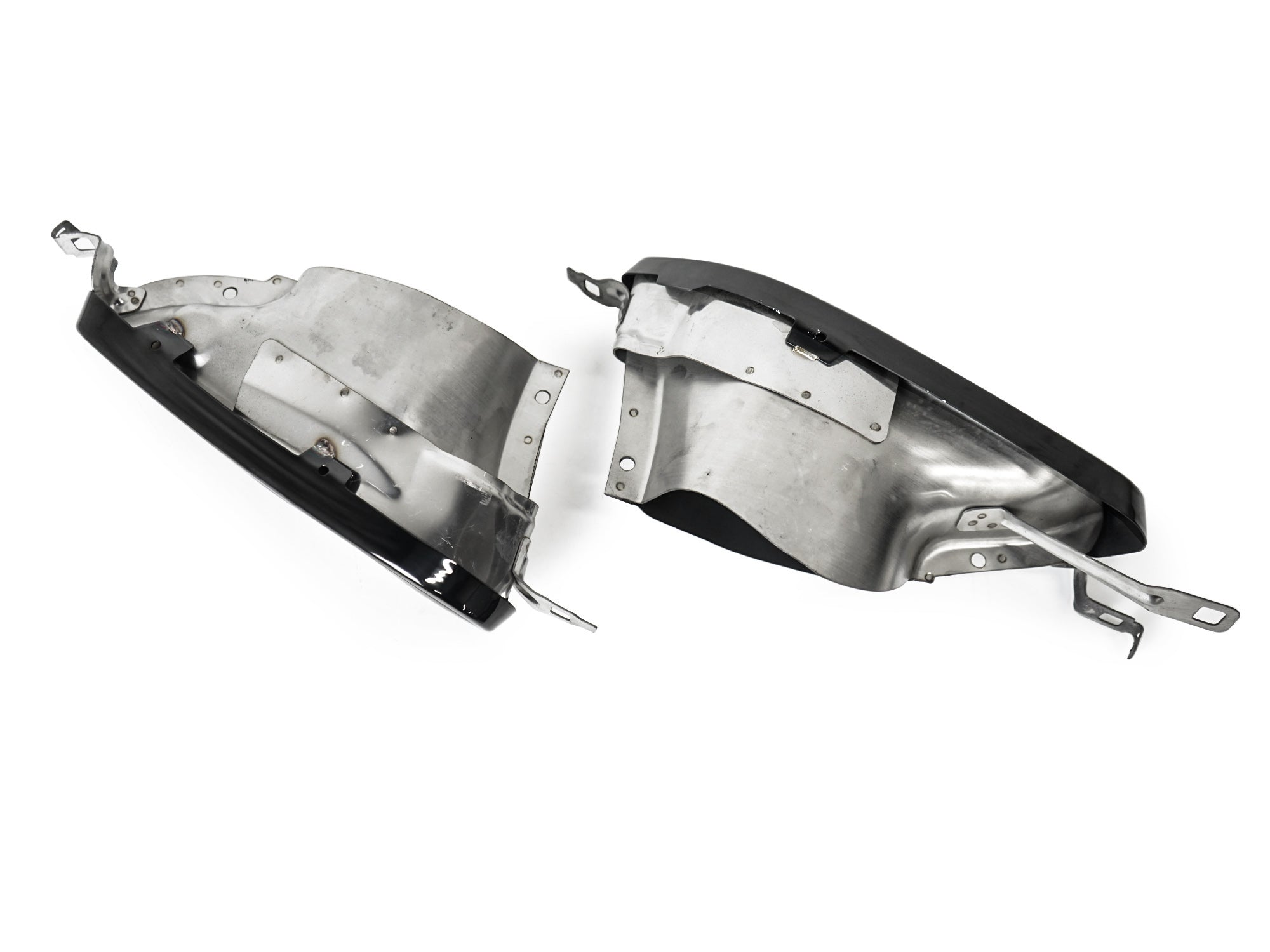 Schwarz Glanz Auspuffblenden Endrohre Auspuff für BMW 7er G11 G12 16-19 et339
