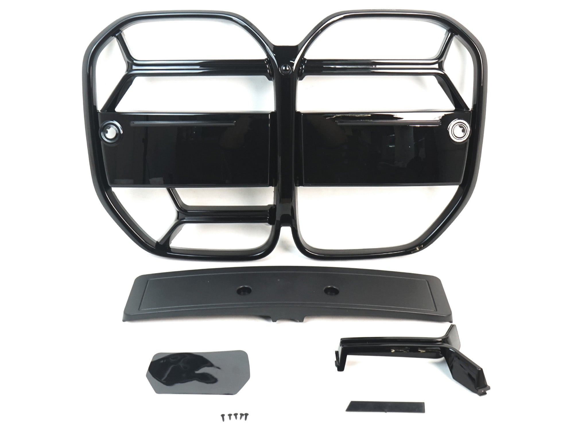 Kühlergrill Frontgrill Grill  Nieren Schwarz Passend für 4er G22  G23 2020-2024