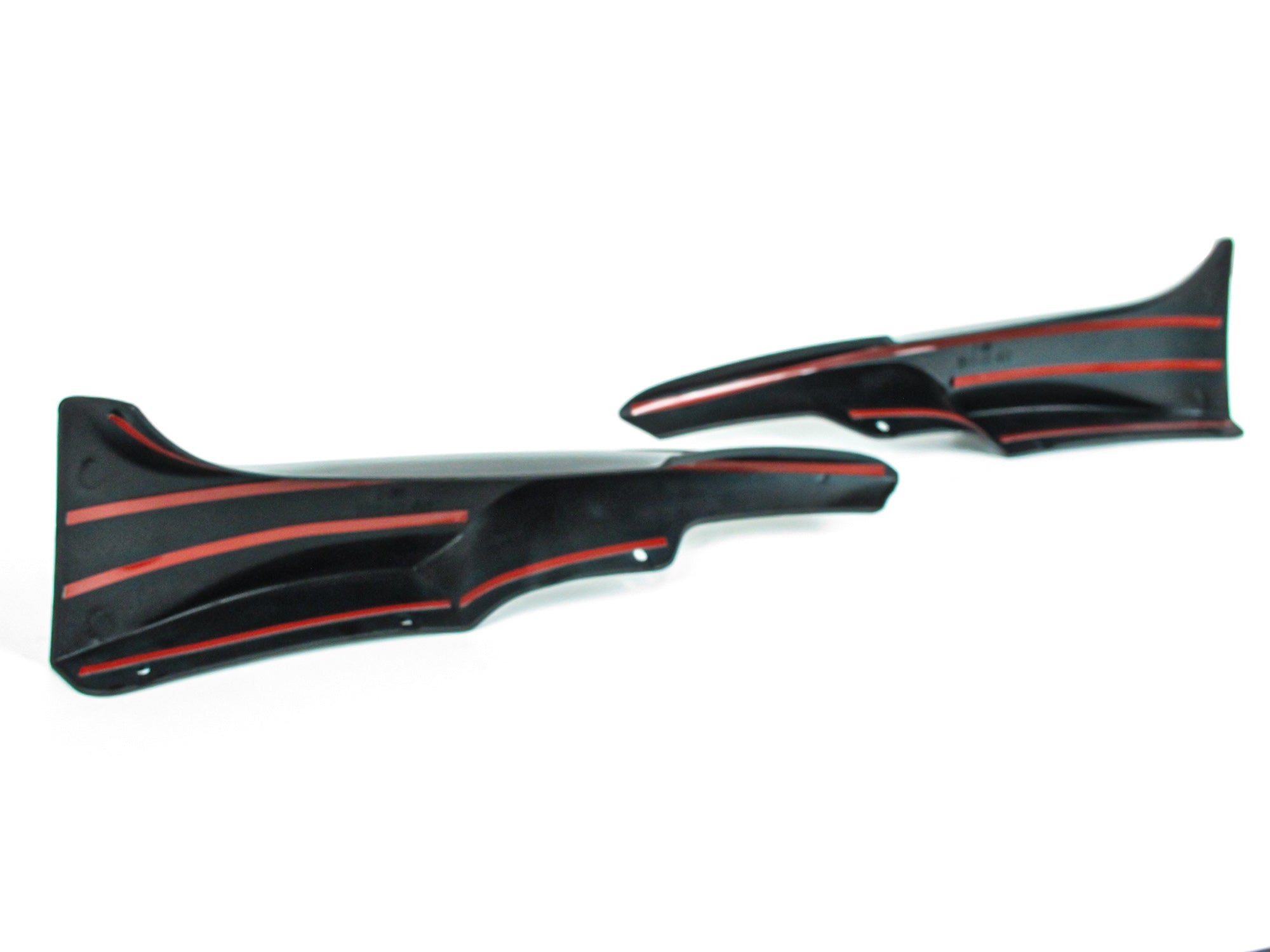 Front Spoiler Splitter Ecken Ansätze Schwarz für 3er E92 E93 Coupe Cabrio M-Paket 2006-2010