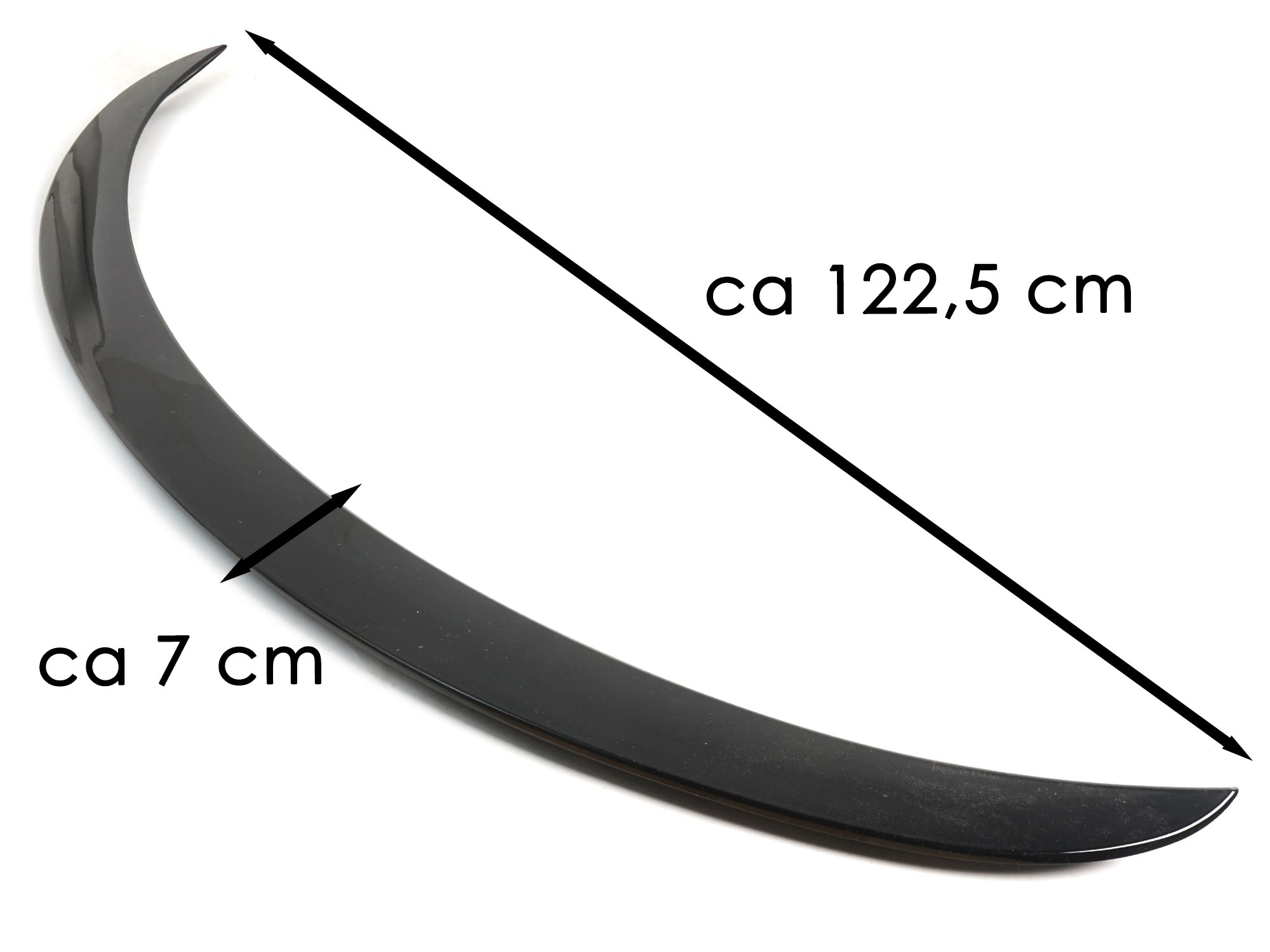 Heckspoiler Hecklippe Schwarz Spoiler für Mercedes Benz CLA C117 W117 CLA 45 AMG