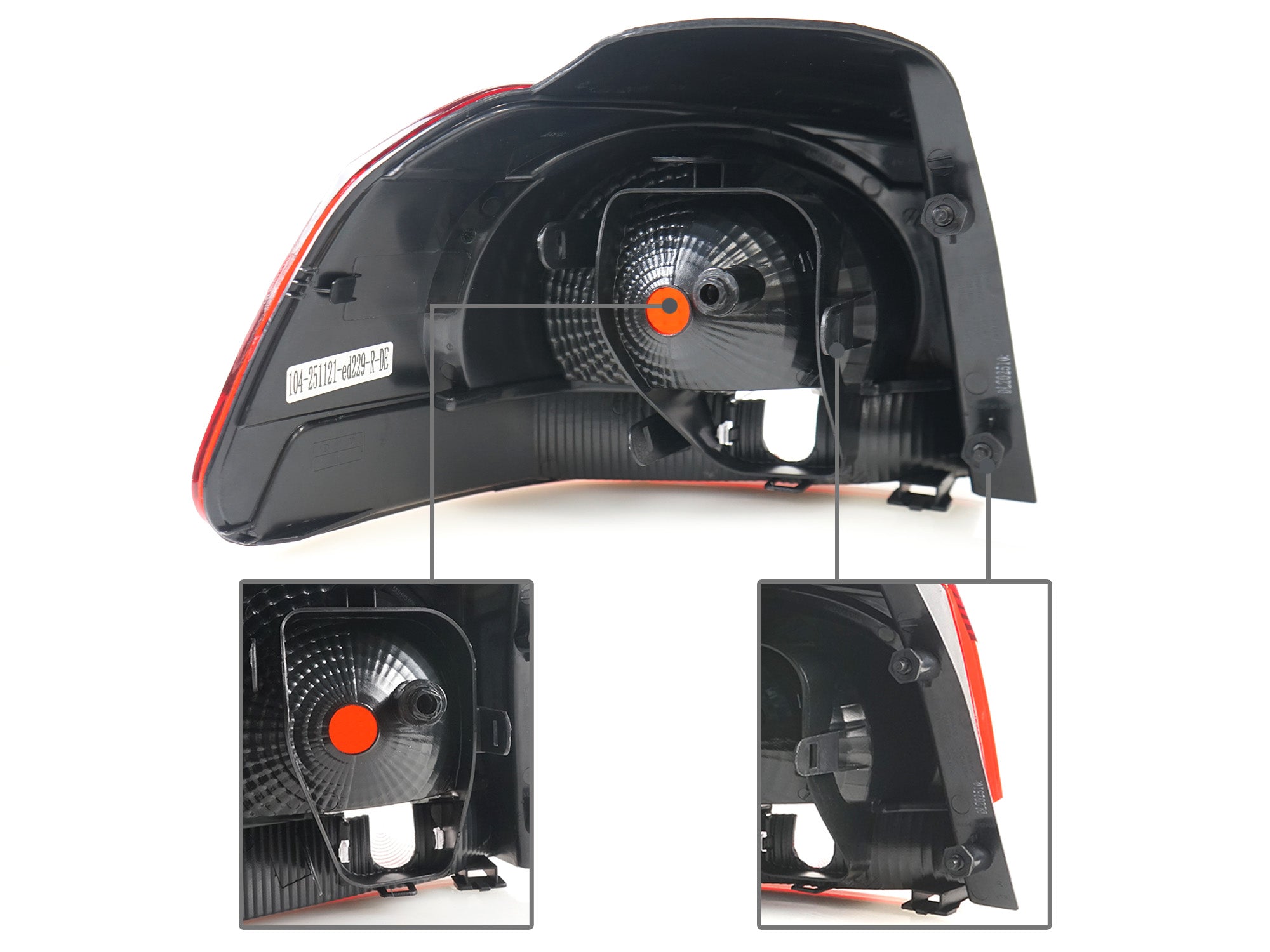 Rückleuchte Heckleuchte Rechts für VW Golf 6 VI 09-13 Außen Teil 5K0945096A