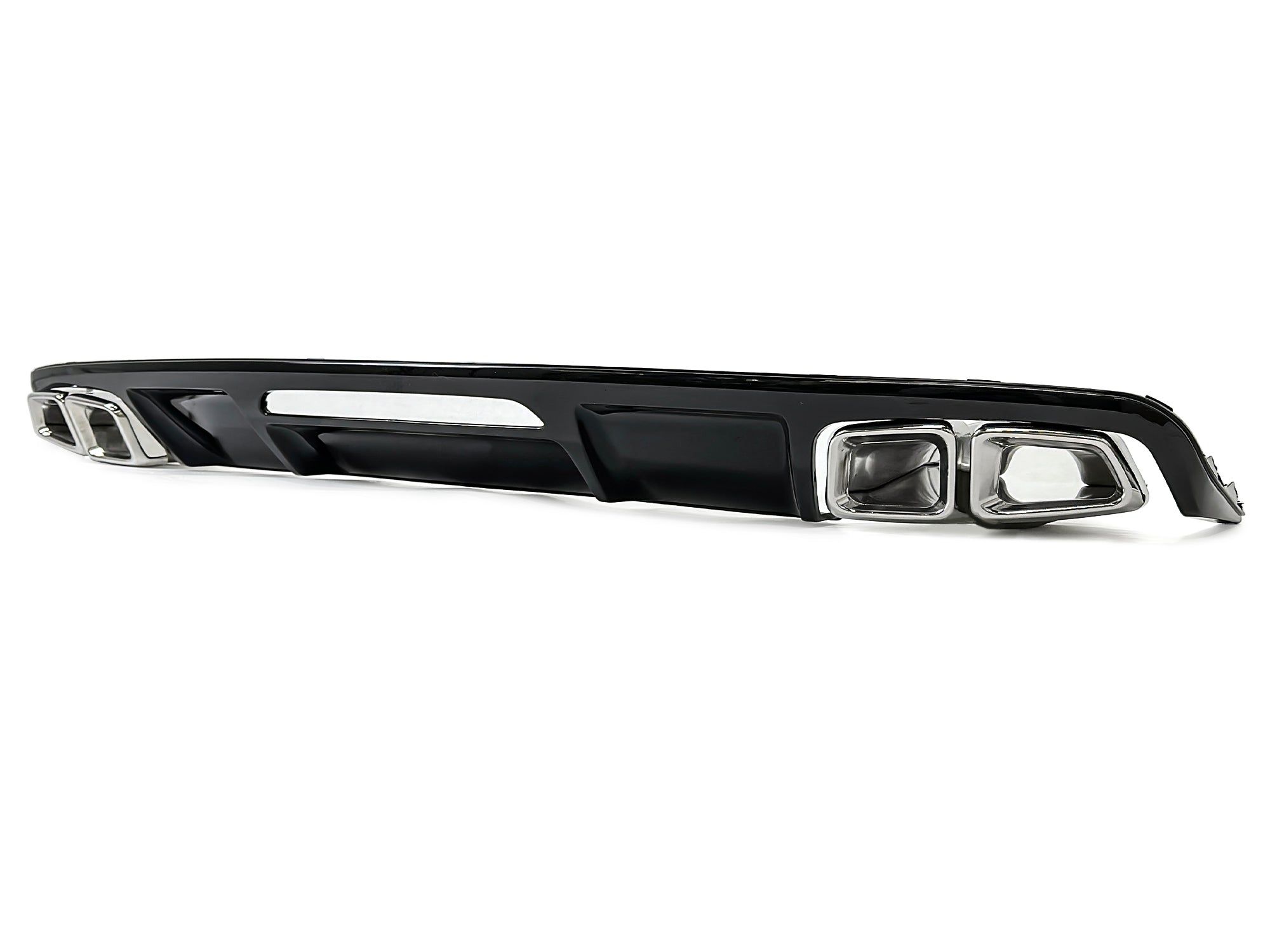 Heckdiffsor Endrohre Chrom für Mercedes CLS W218 C218 AMG Line 2011-2017