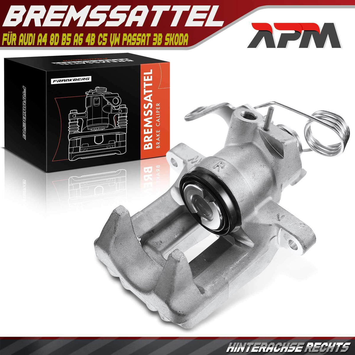 Bremssattel Hinten Rechts für Audi A4 8D B5 A6 4B C5 VW Passat 3B Skoda Superb I