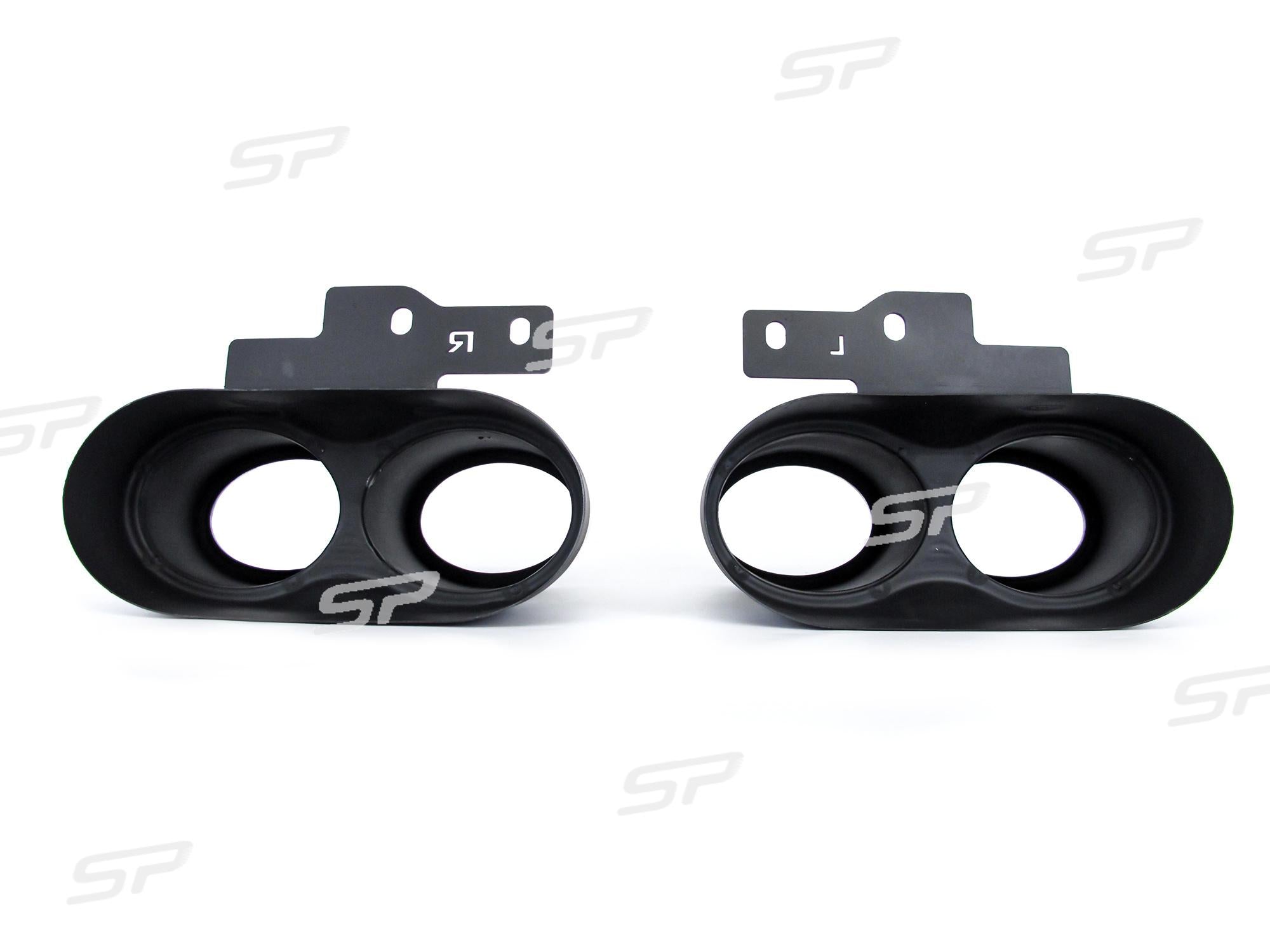 Diffusor Heckdiffusor + Auspuffblenden Chrom für AUDI A6 C8 Limo Avant S-Line ab 2018 di162