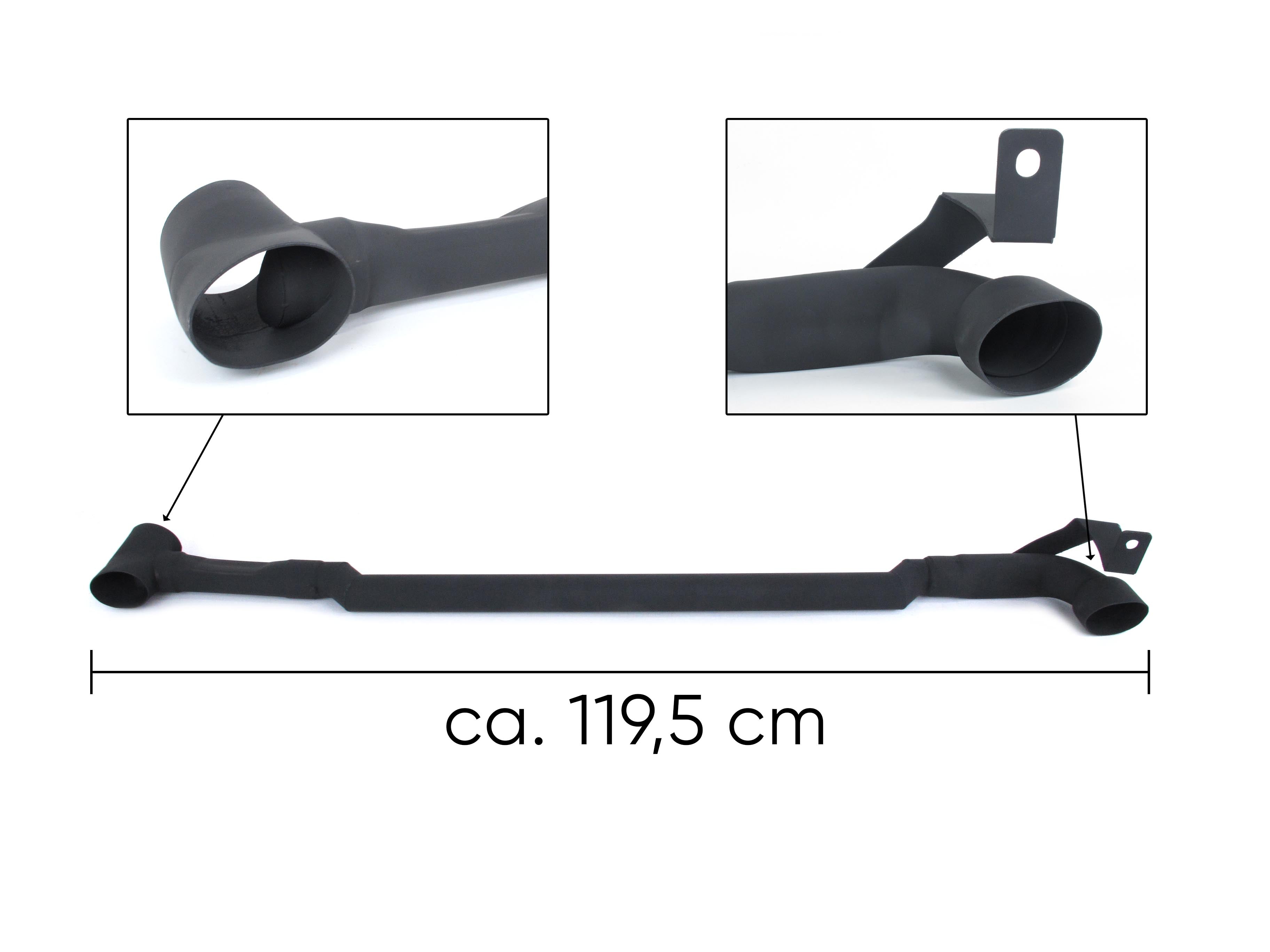 C63 Optik Heckdiffusor Diffusor Auspuff Schwarz Glanz für Mercedes W206 S206 AMG Line C43 AMG 2022+