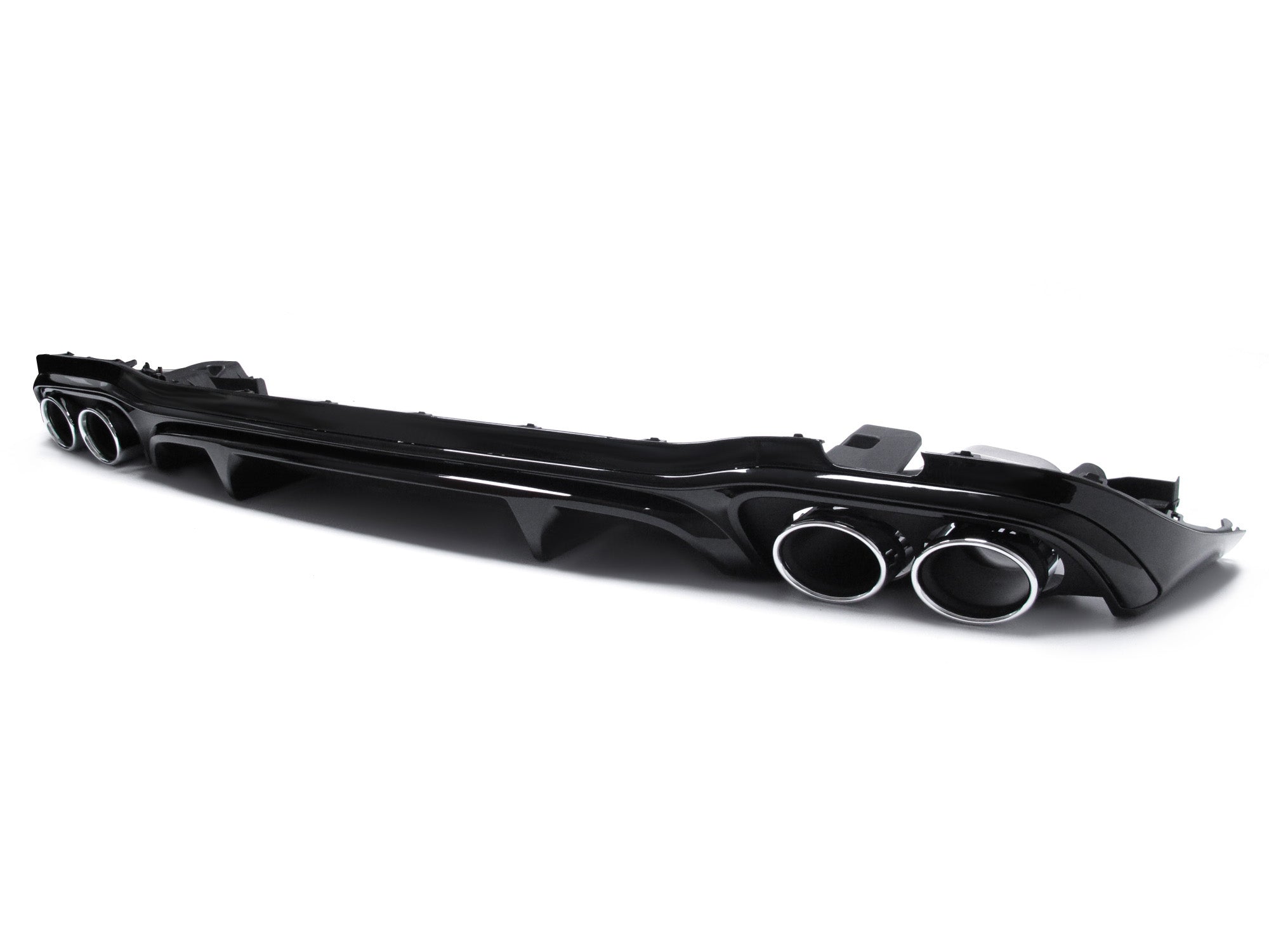 NUR FÜR BENZIN Diffusor Heckdiffusor + Auspuff Chrom für Mercedes E-Klasse W213 AMG Line MODF ab 07.2020 di125