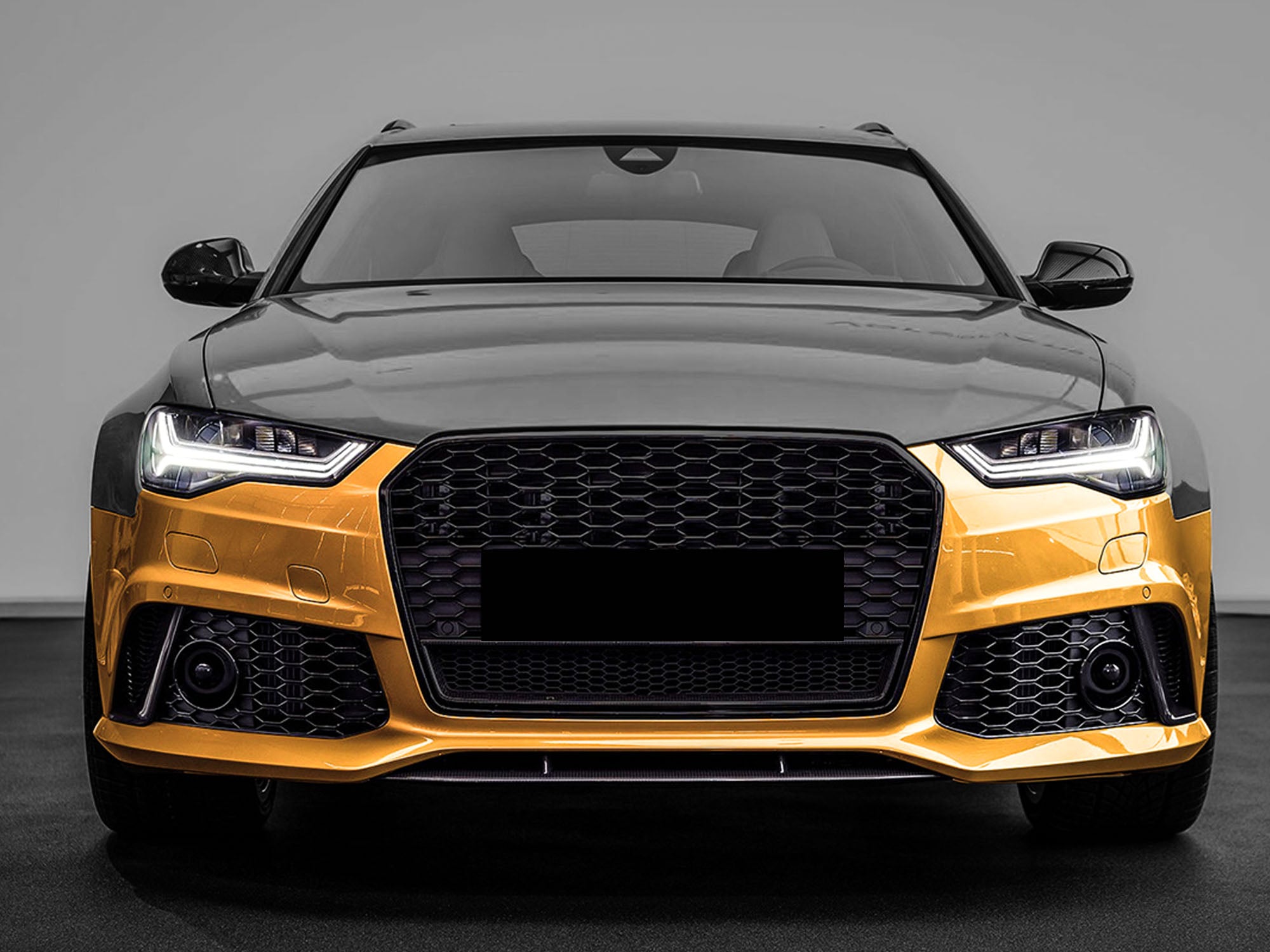 Scheinwerfer-Abdeckungen Glas Streuscheibe Paar für AUDI A6 C7 2016-2018