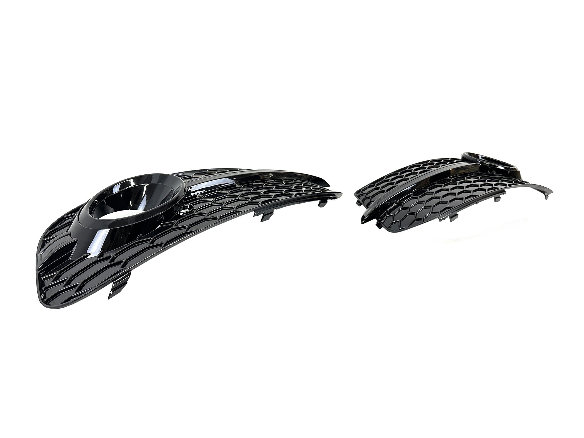 Lüftungsgitter Nebelscheinwerfer Grill Schwarz für Audi Q5 8R Serien. 2013-2017