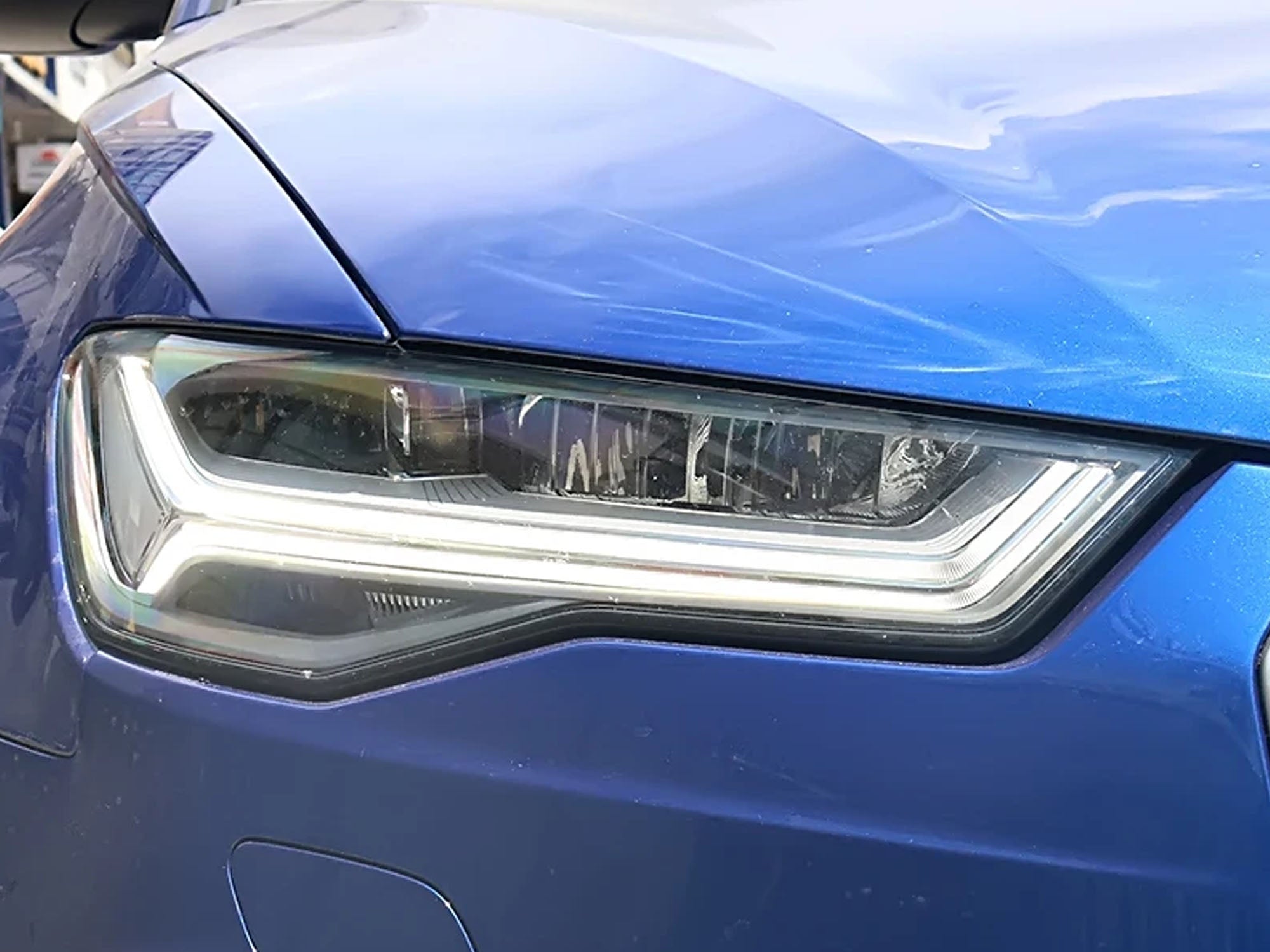 Scheinwerfer-Abdeckungen Glas Streuscheibe Paar für AUDI A6 C7 2016-2018