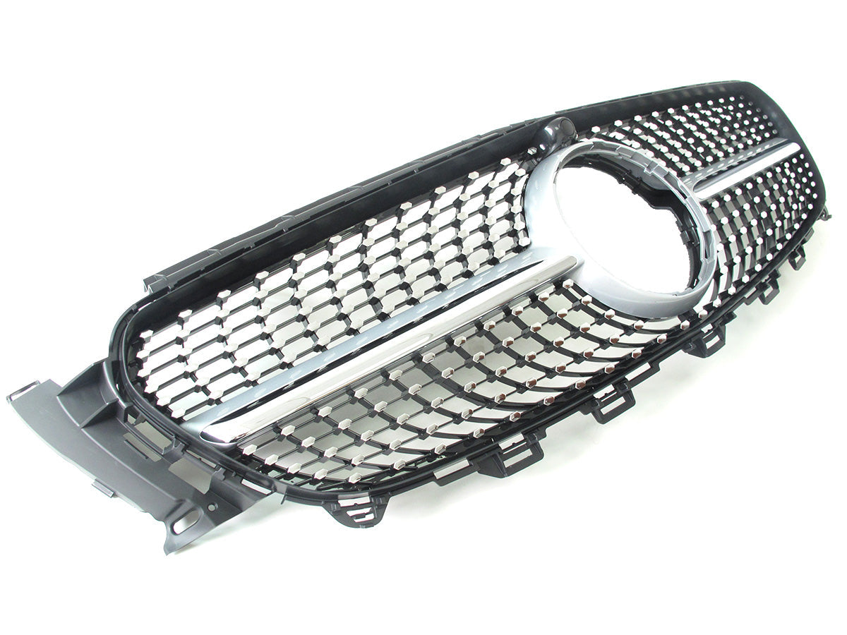 Kühlergrill Frontgrill Diamant Silber für Mercedes E-Klasse W213 S213 A238 C238 VFL 2016-2020 pz130