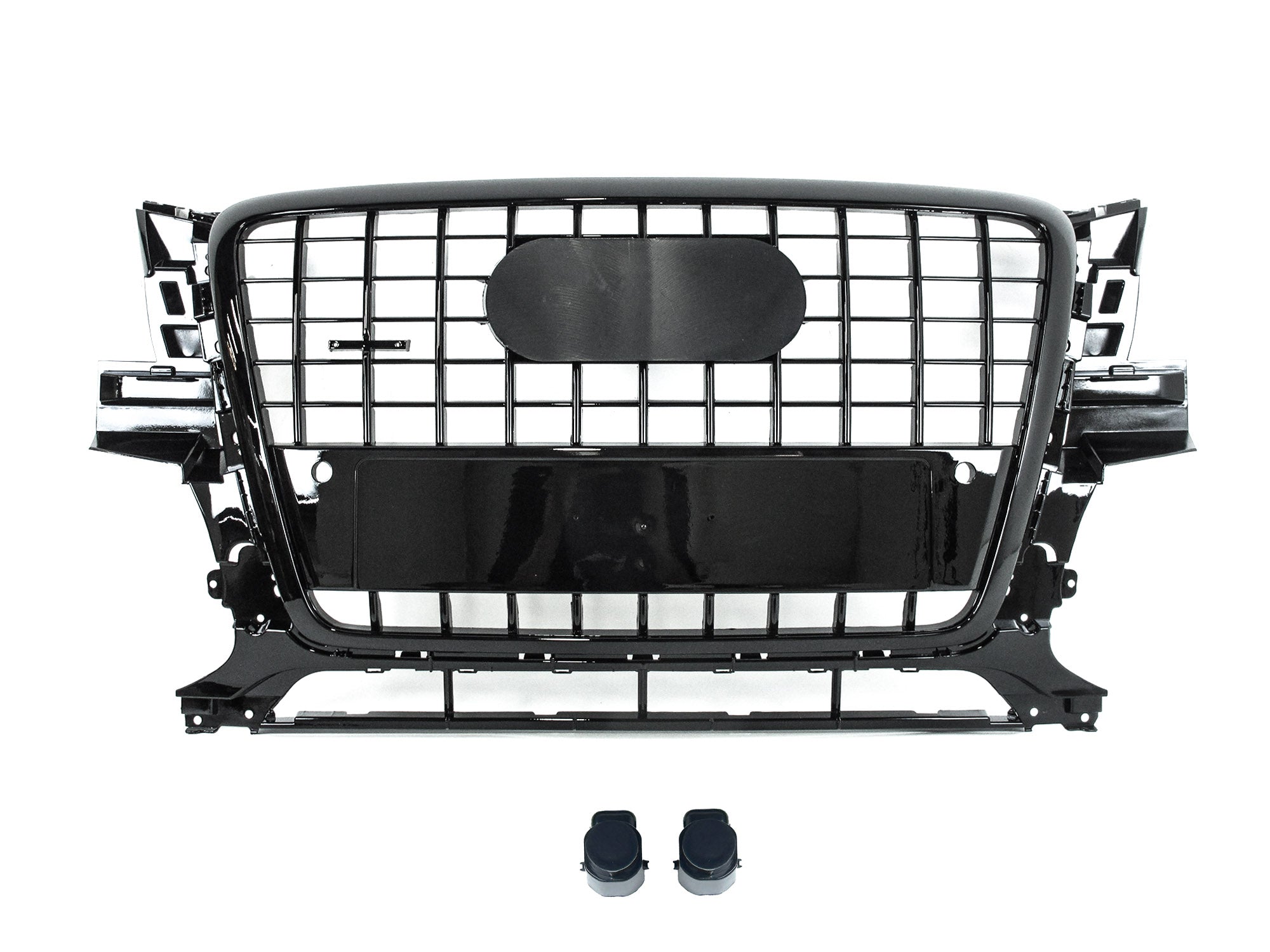 Frontgrill Kühlergrill Grill Schwarz Glänzend für Audi Q5 8R 2008-2012 VFL