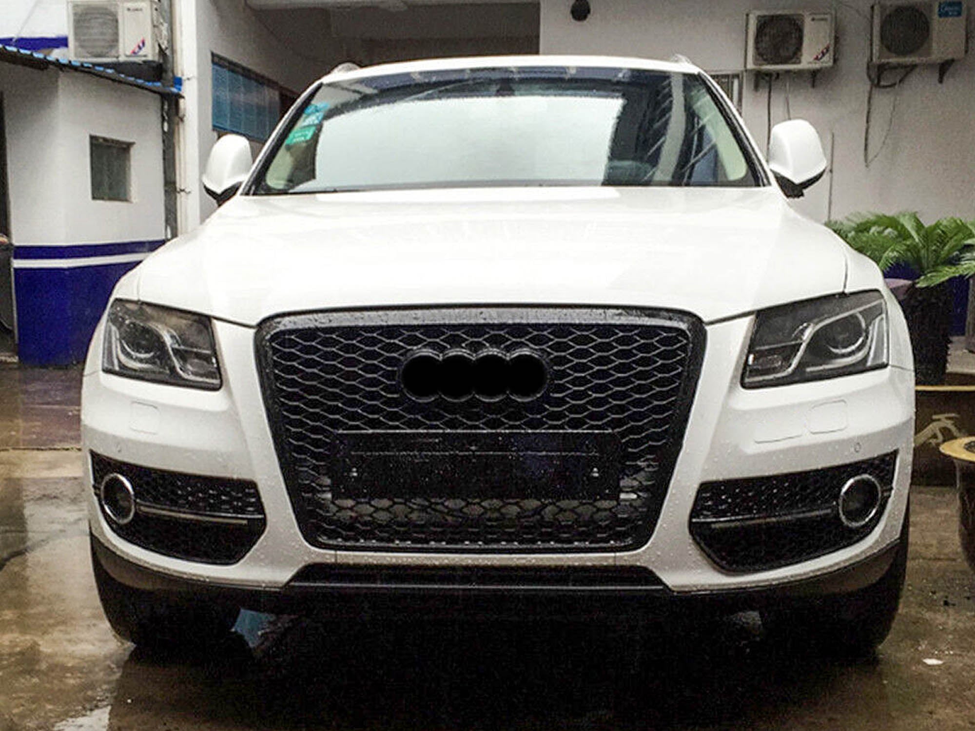 Schwarz Kühlergrill Front Grill Wabengrill für AUDI Q5 8R 2008-2012