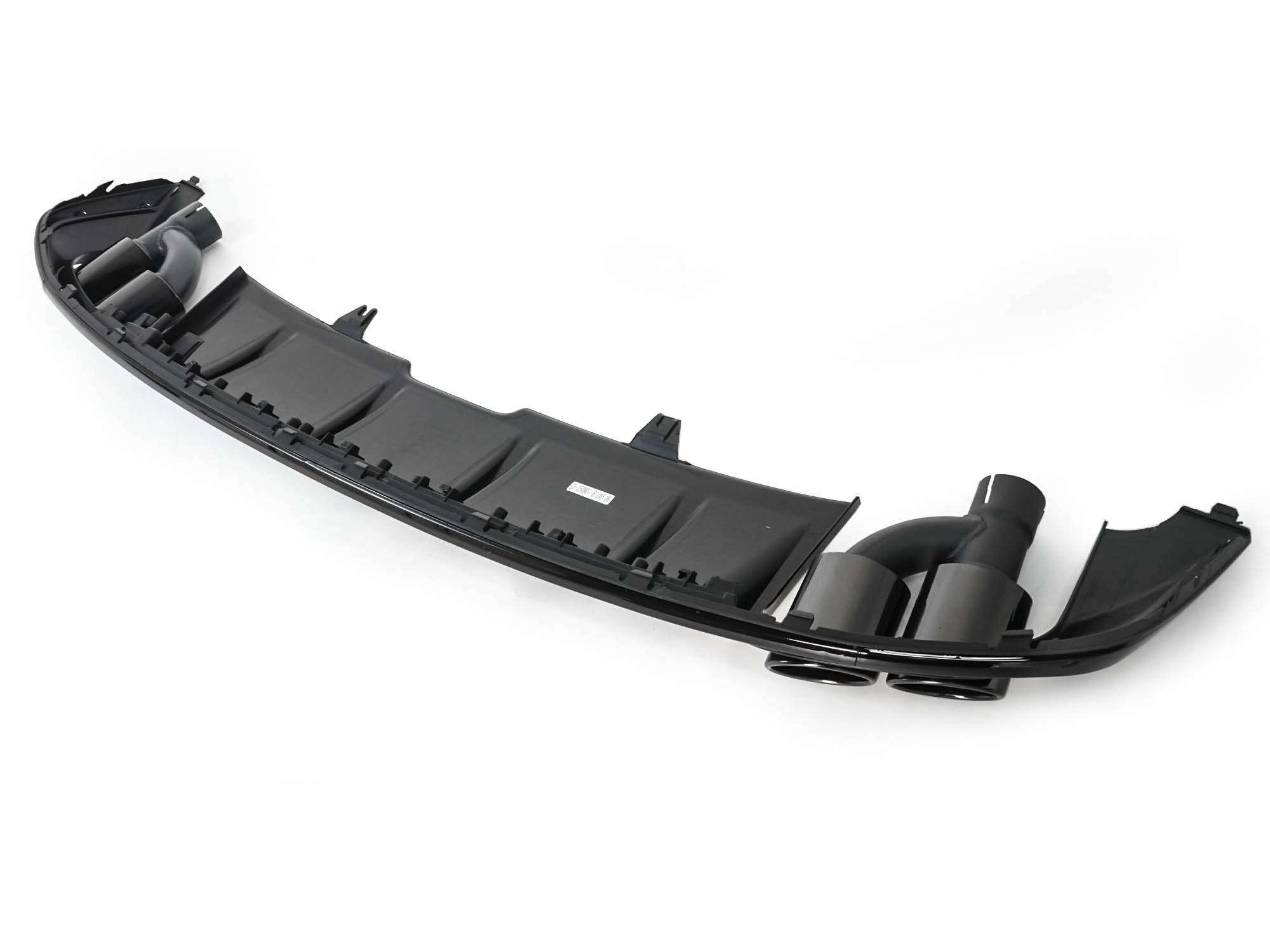 Schwarz Heckdiffusor Auspuffblenden Diffusor für Audi A5 F5 S Line 2017-2020 vor-facelift