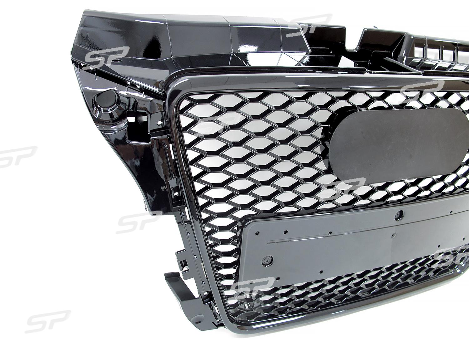 Wabengrill Kühlergrill Front Grill Schwarz für AUDI A3 8P S3 2008-2013 fg86