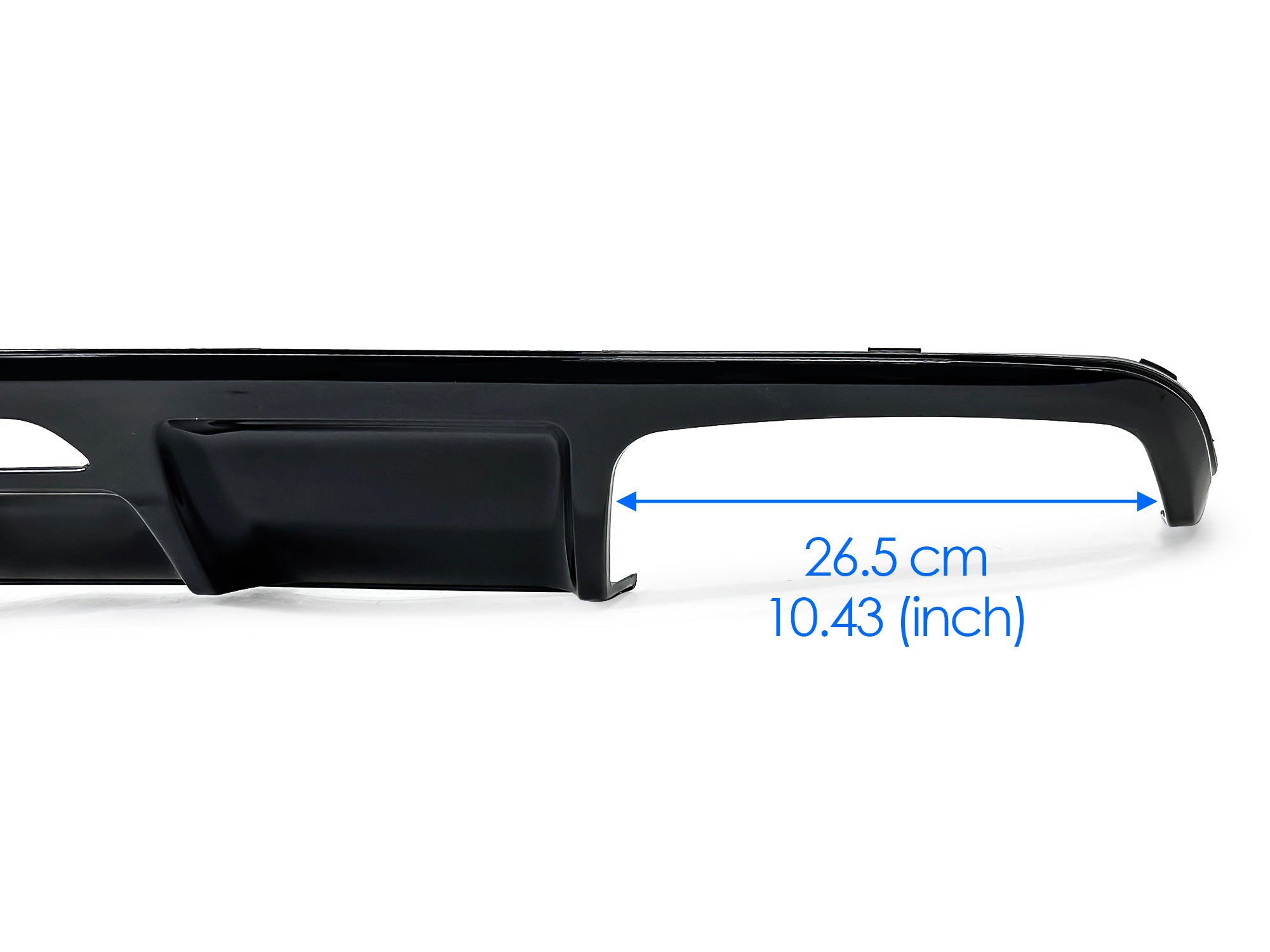 Heckdiffsor Endrohre Chrom für Mercedes CLS W218 C218 AMG Line 2011-2017
