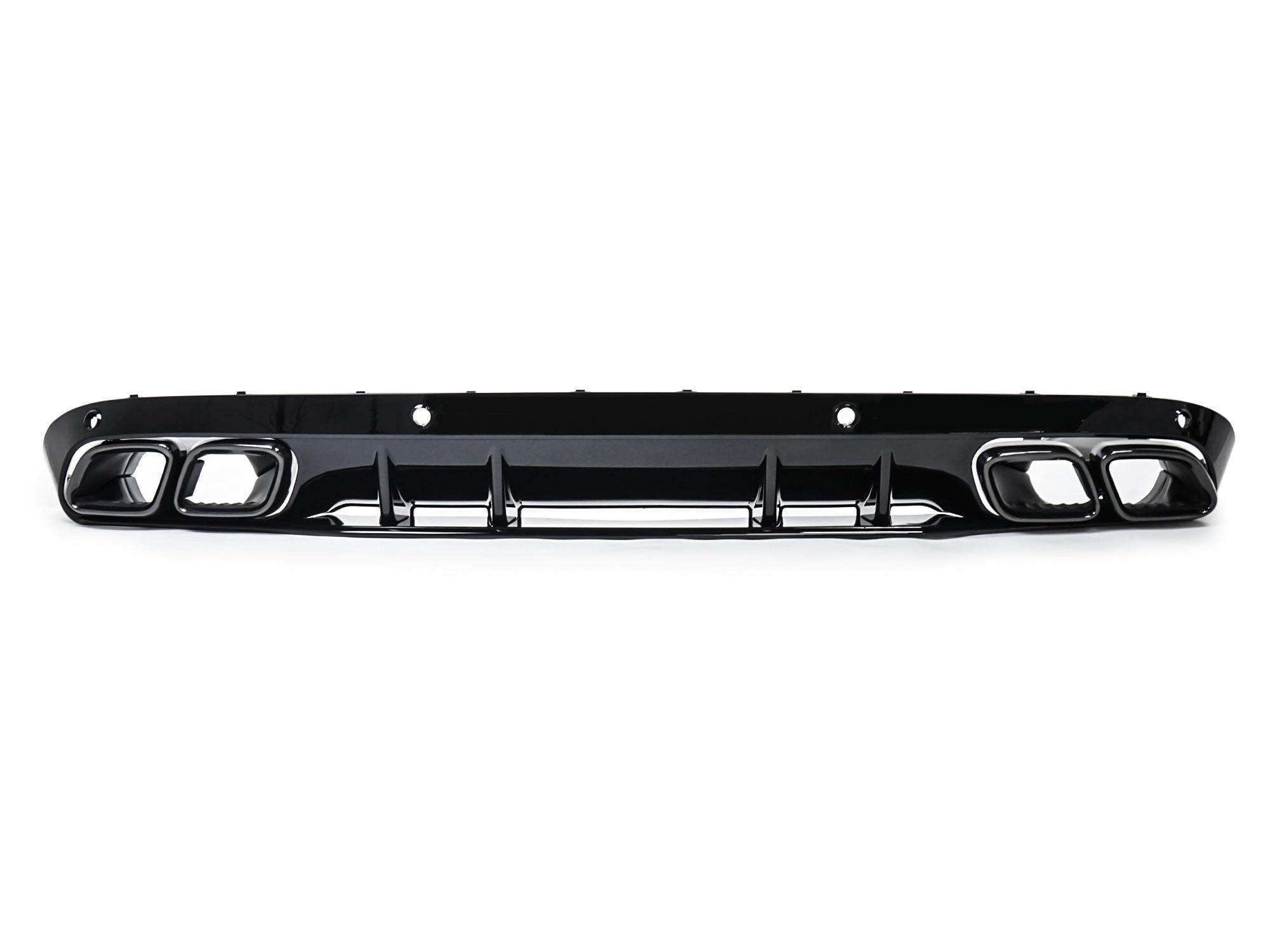 C63s Look Heckdiffusor Diffusor Auspuff Schwarz für Mercedes W205 S205 Seriens.