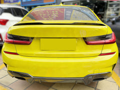 Schwarz Spoiler Heckspoiler Lippe Heckflügel Passend für 3er G20 Limo 2019-2022  sp131