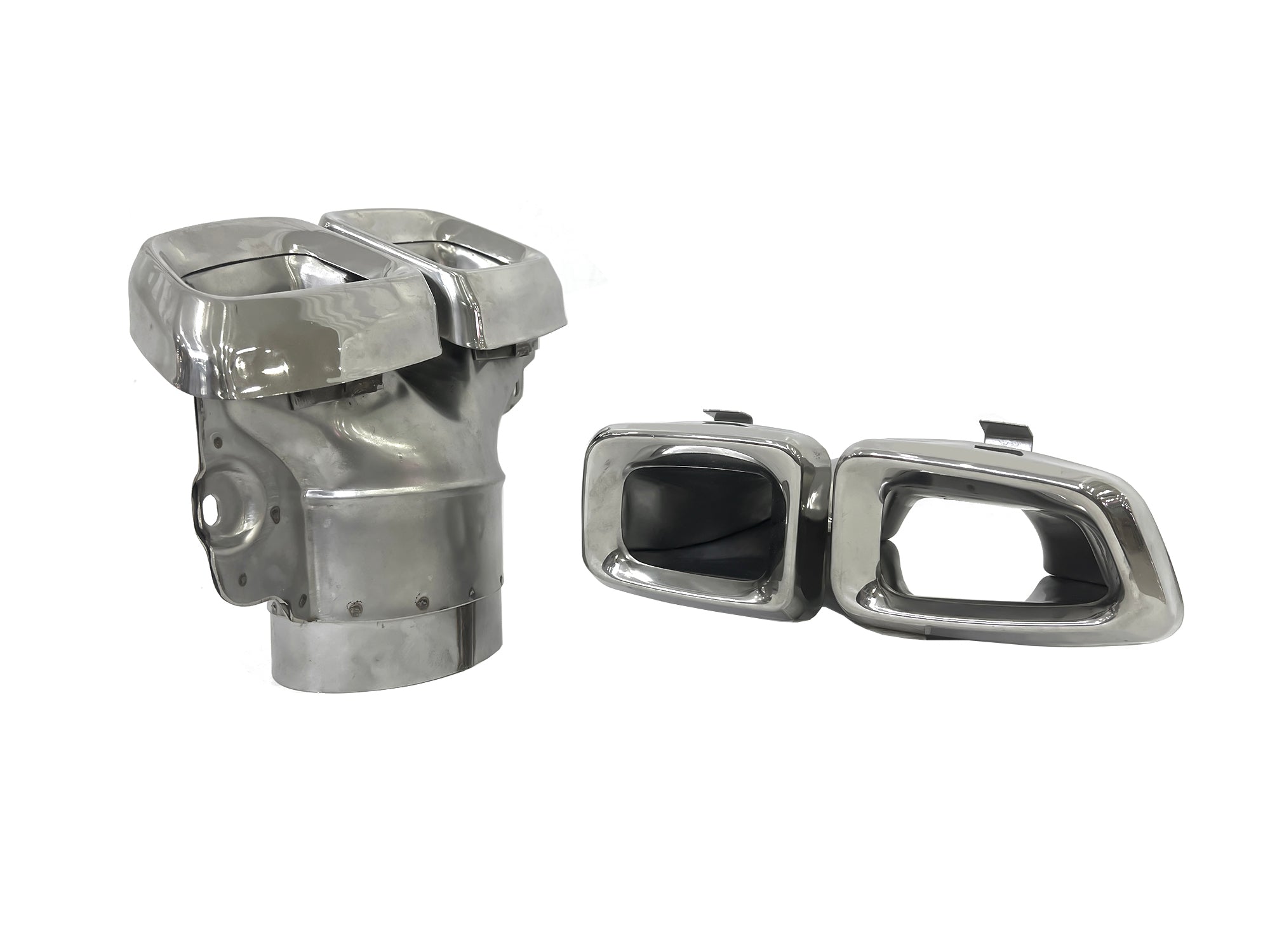 NEU Auspuff Blenden Endrohre für Mercedes GLE ML GL 63 AMG  et252