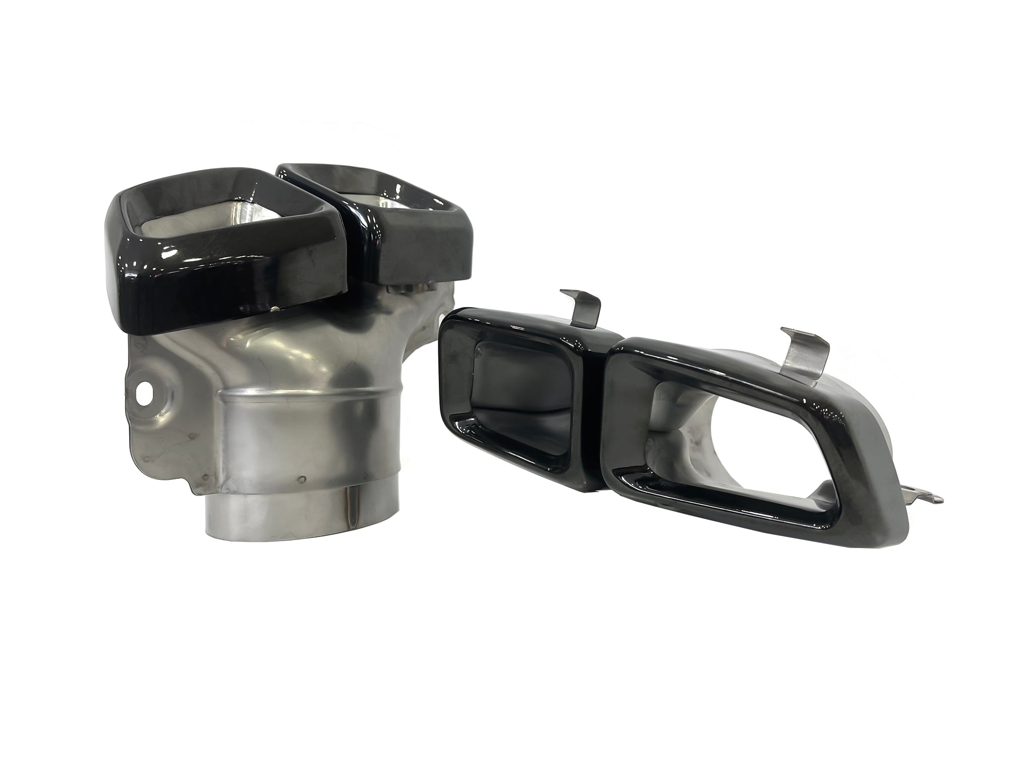 NEU Auspuff Blenden Endrohre für Mercedes GLE ML GL 63 AMG  et252