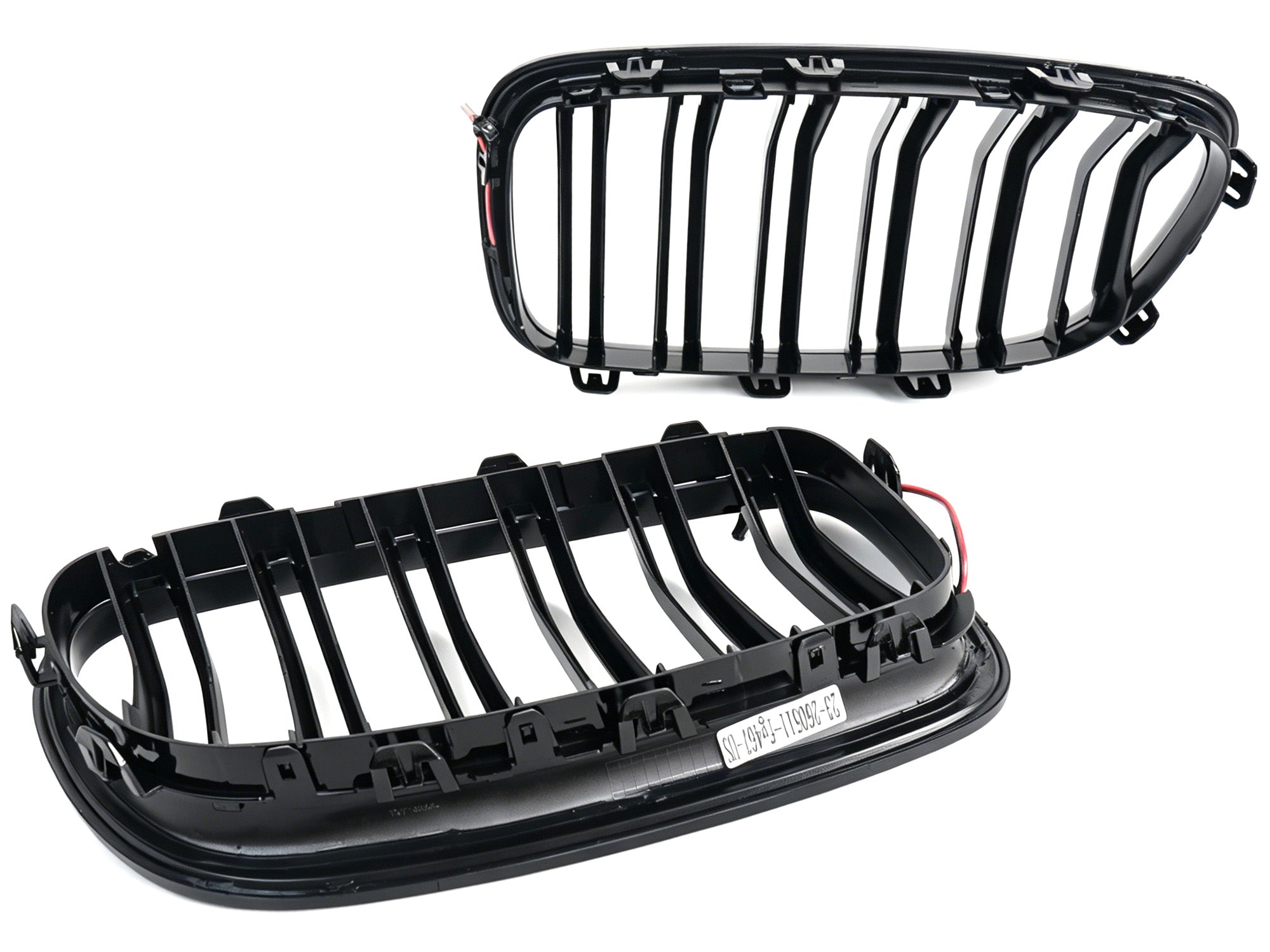 Schwarz LED Kühlergrill Grill Frontgrill für BMW 5er F10 F11 2011-2017