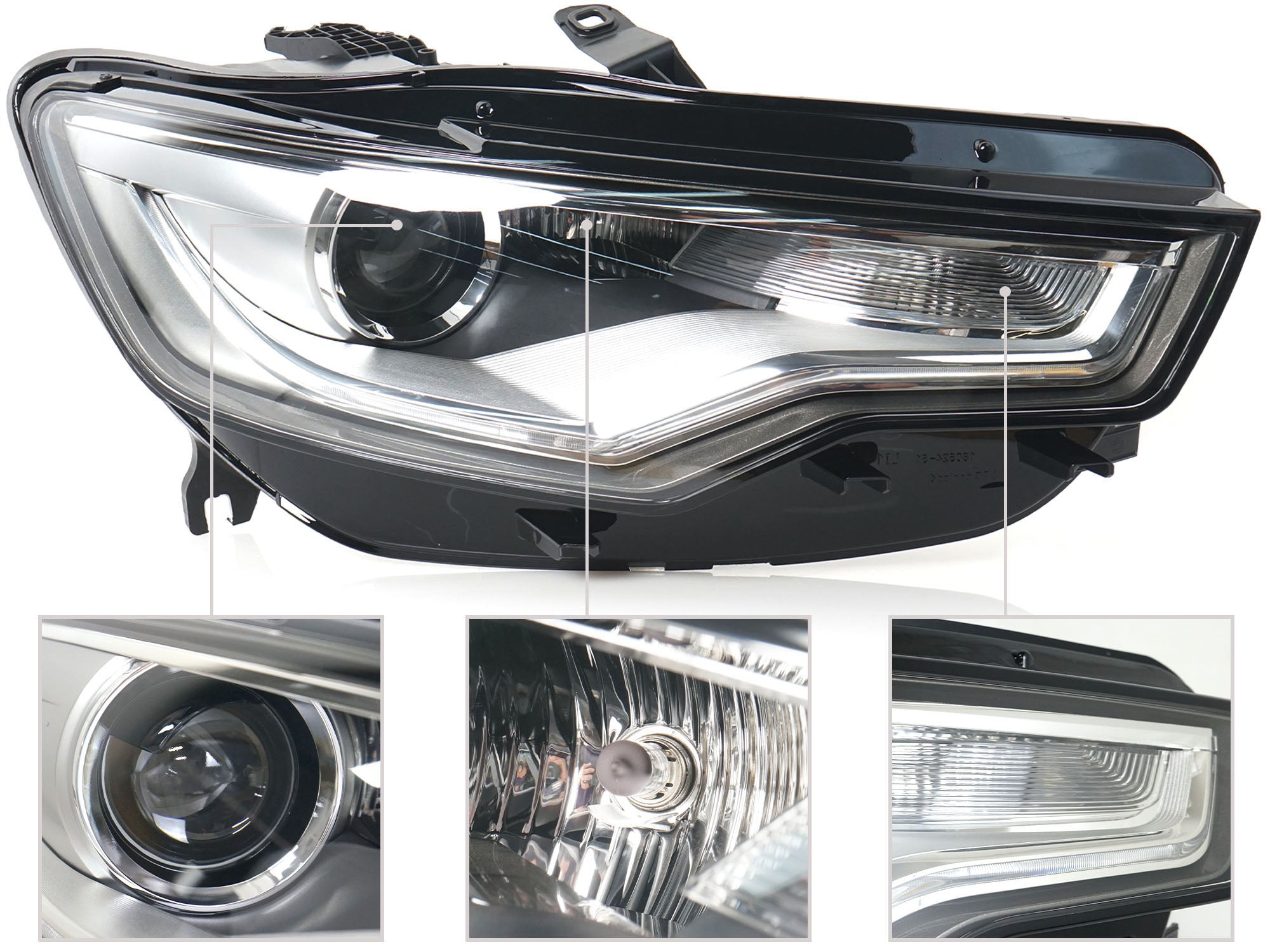 Scheinwerfer Rechts für Audi A6 4G C7 2010-2014 D3S Xenon H7 Kurvenlicht