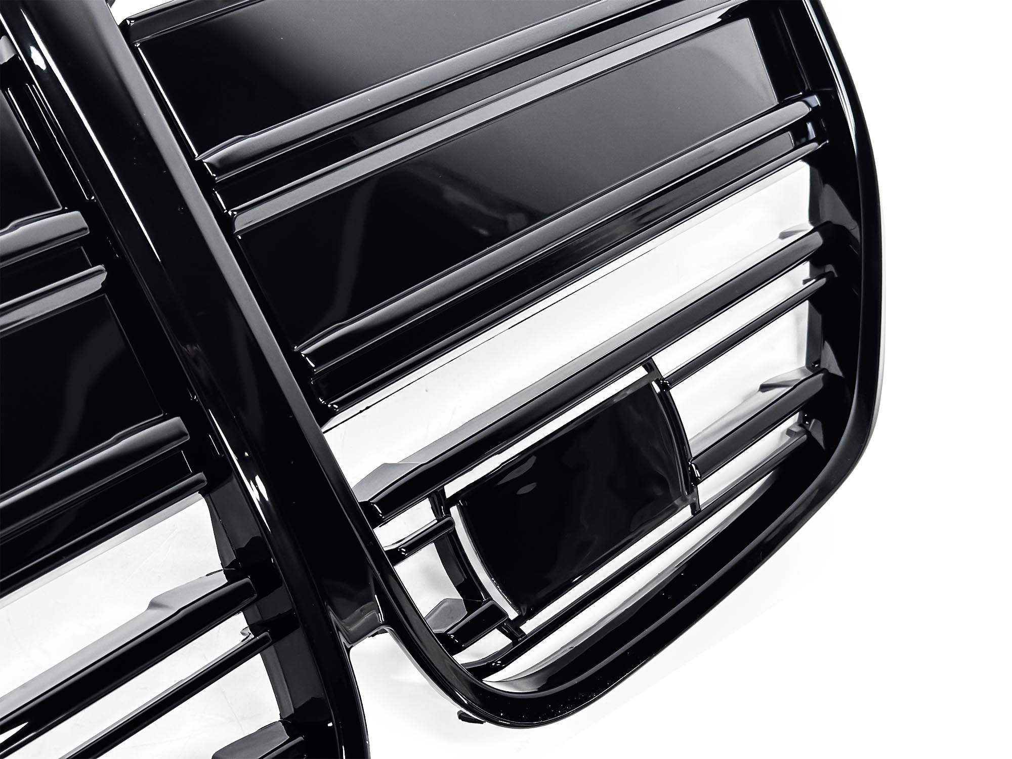 Schwarz Doppelsteg Kühlergrill Grill Frontgrill für BMW 4er G22 G23 mit ACC ab 2020