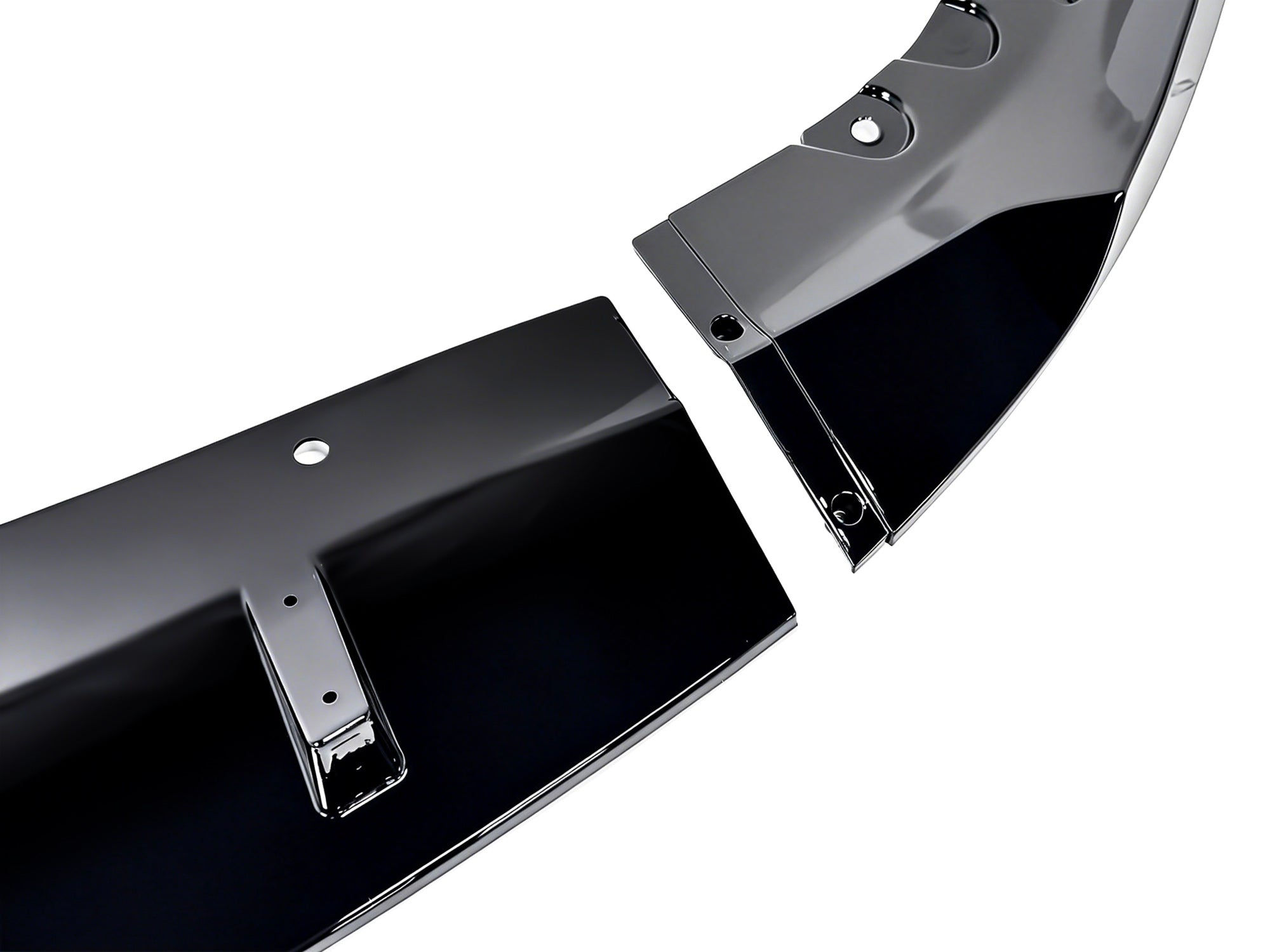 Schwarz Stoßstange Spoiler Lippe Frontspoiler für BMW 5er G30 G31 M Paket 17-20
