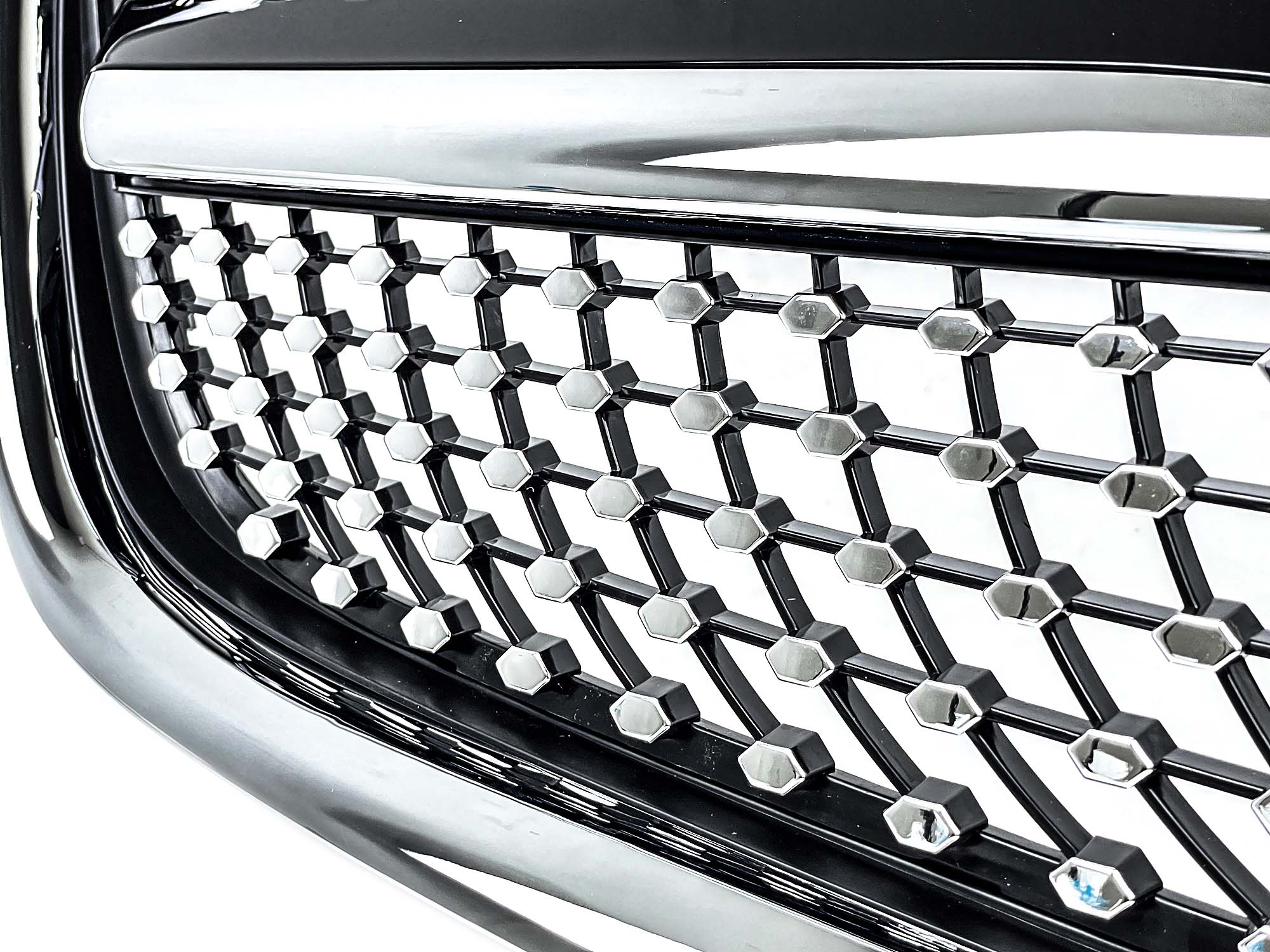 Diamant Kühlergrill Front Grill Schwarz für Mercedes Benz V-Klasse W447 V250 V260 14-19