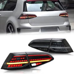 NEU Voll LED Rückleuchten für VW Golf 7 2013-2020 dynamischer Blinker mit E-Prüfzeichen