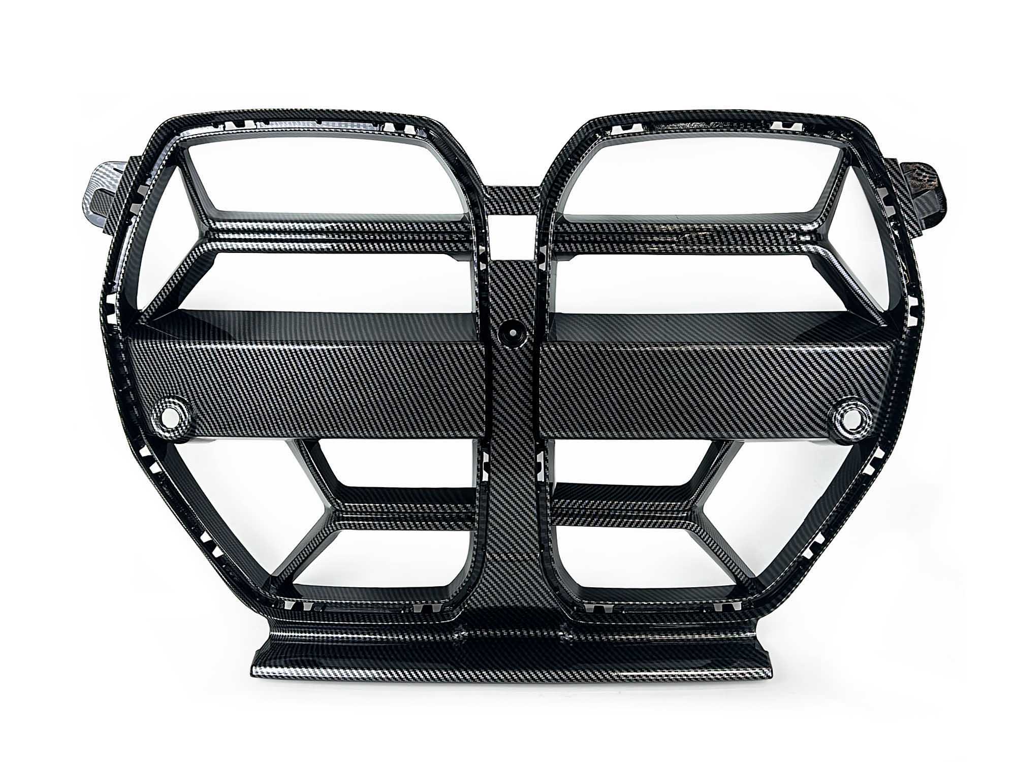 Carbon Look Kühlergrill Grill Frontgrill CS Stil für BMW M3 G80 M4 G82 G83 2020+