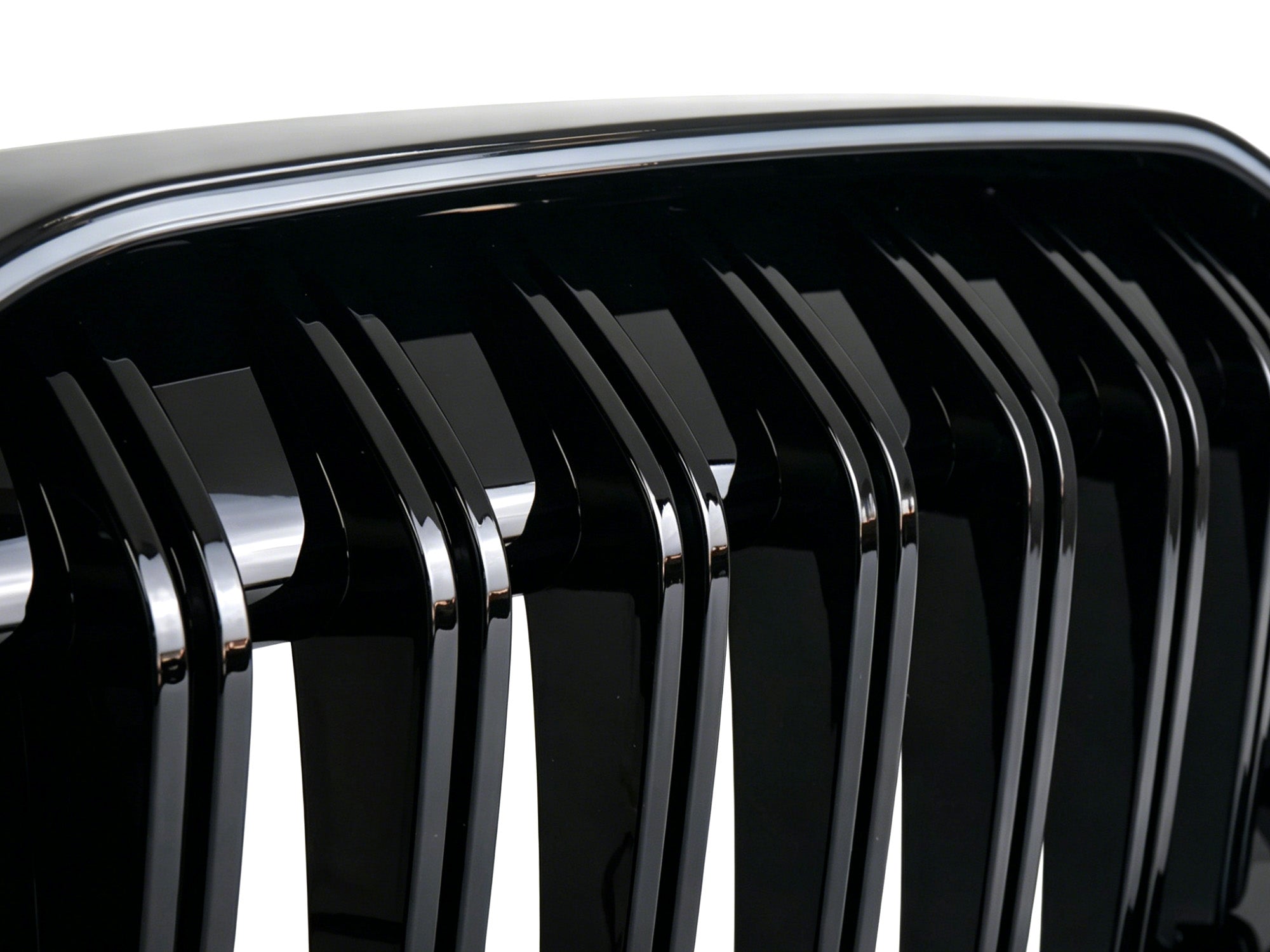 Schwarz LED Kühlergrill Nieren Grill Frontgrill für BMW 3er G20 G21 2023+