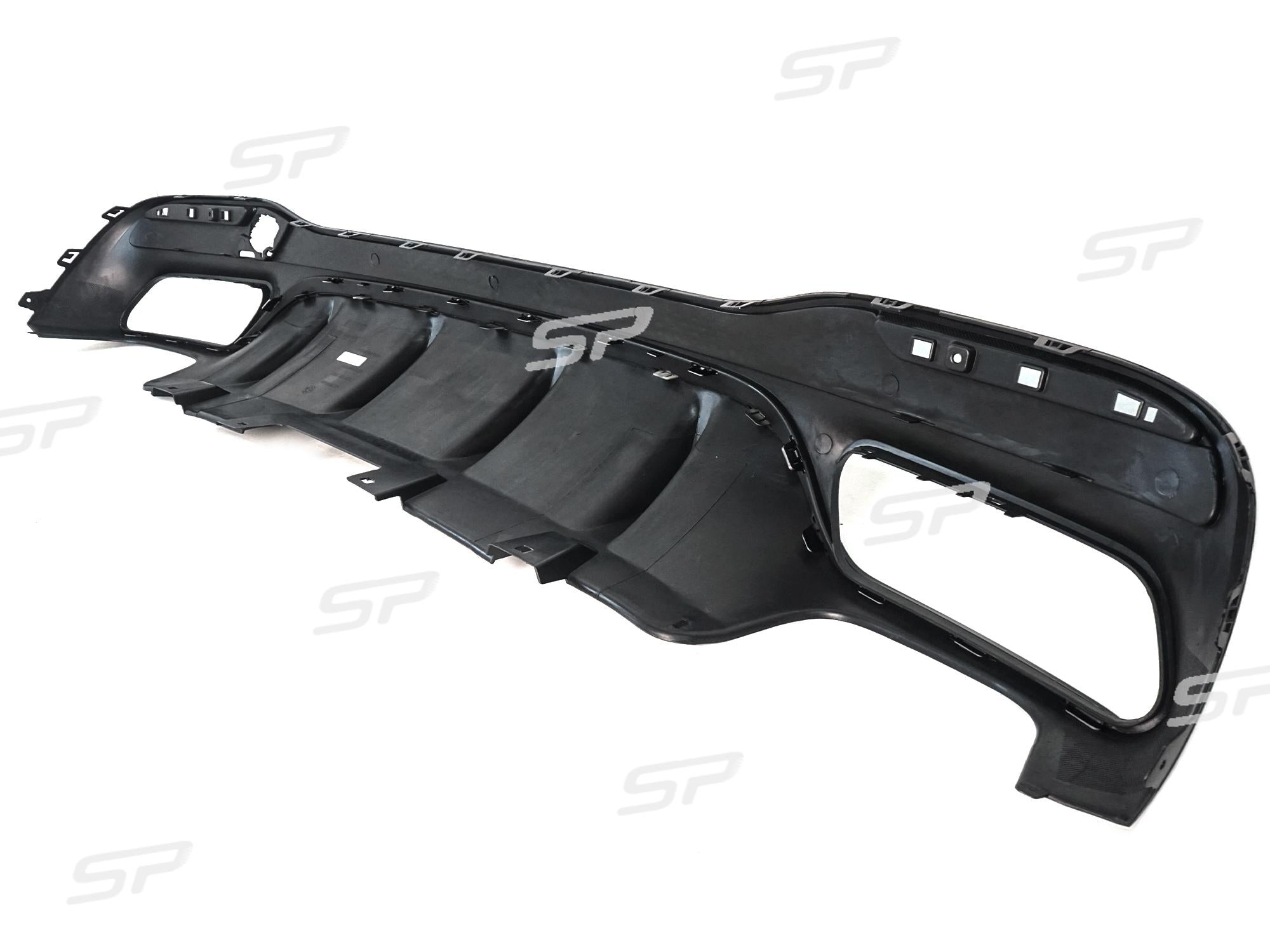 Schwarz Heckdiffusor Endrohre für Mercedes GLE W166 SUV AMG Line MOPF 15-18