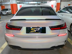 Schwarz Spoiler Heckspoiler Lippe Heckflügel Passend für 3er G20 Limo 2019-2022  sp131