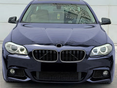 Schwarz LED Kühlergrill Grill Frontgrill für BMW 5er F10 F11 2011-2017