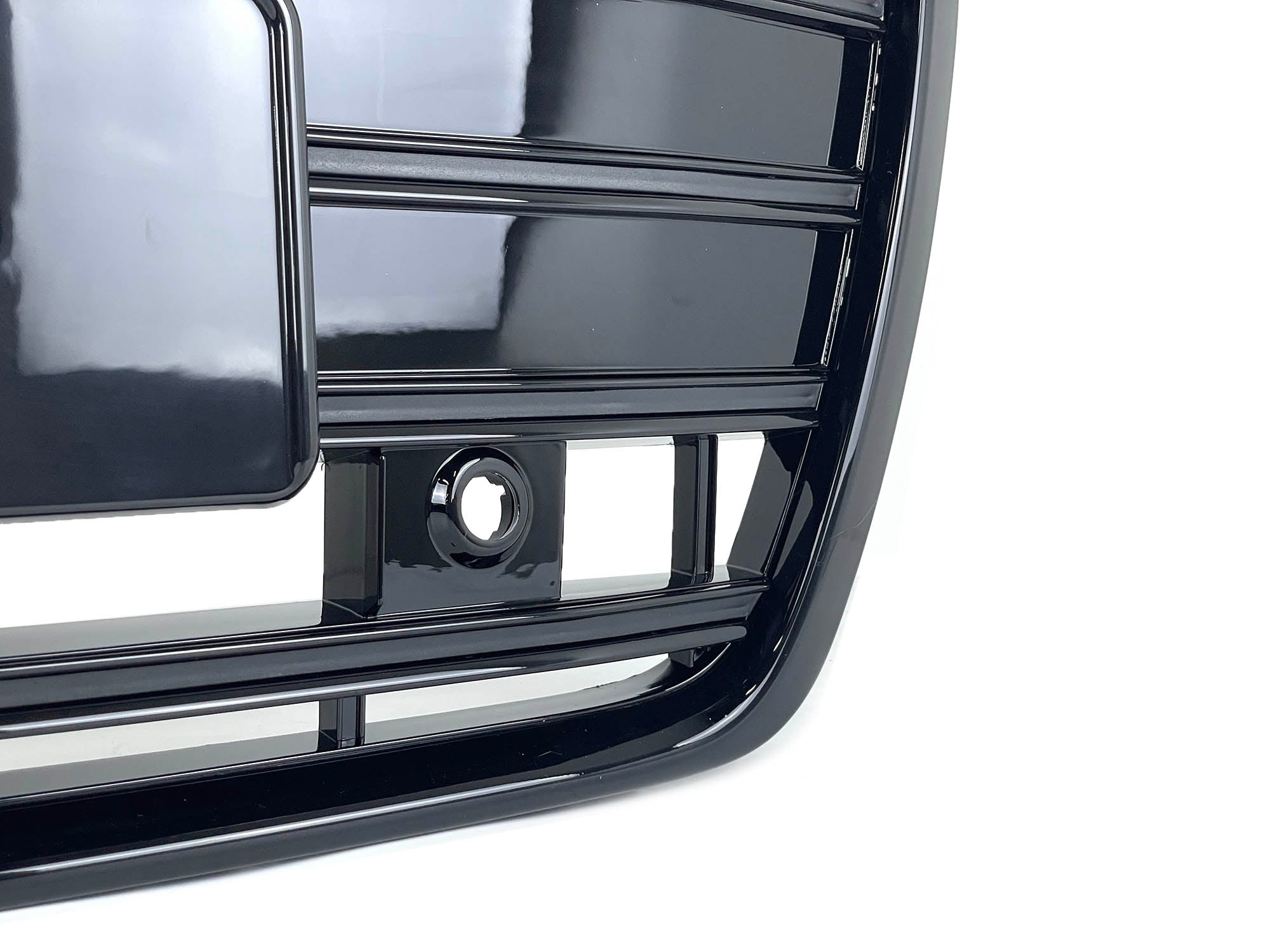 Schwarz Kühlergrill Grill für Audi A6 S6 C8 S Line mit ACC 2018-2023 fg321