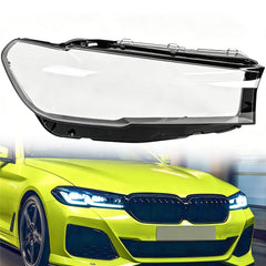 Rechts Klar Scheinwerferabdeckungen Glas Streuscheibe für BMW 5er G30 G31 2020+