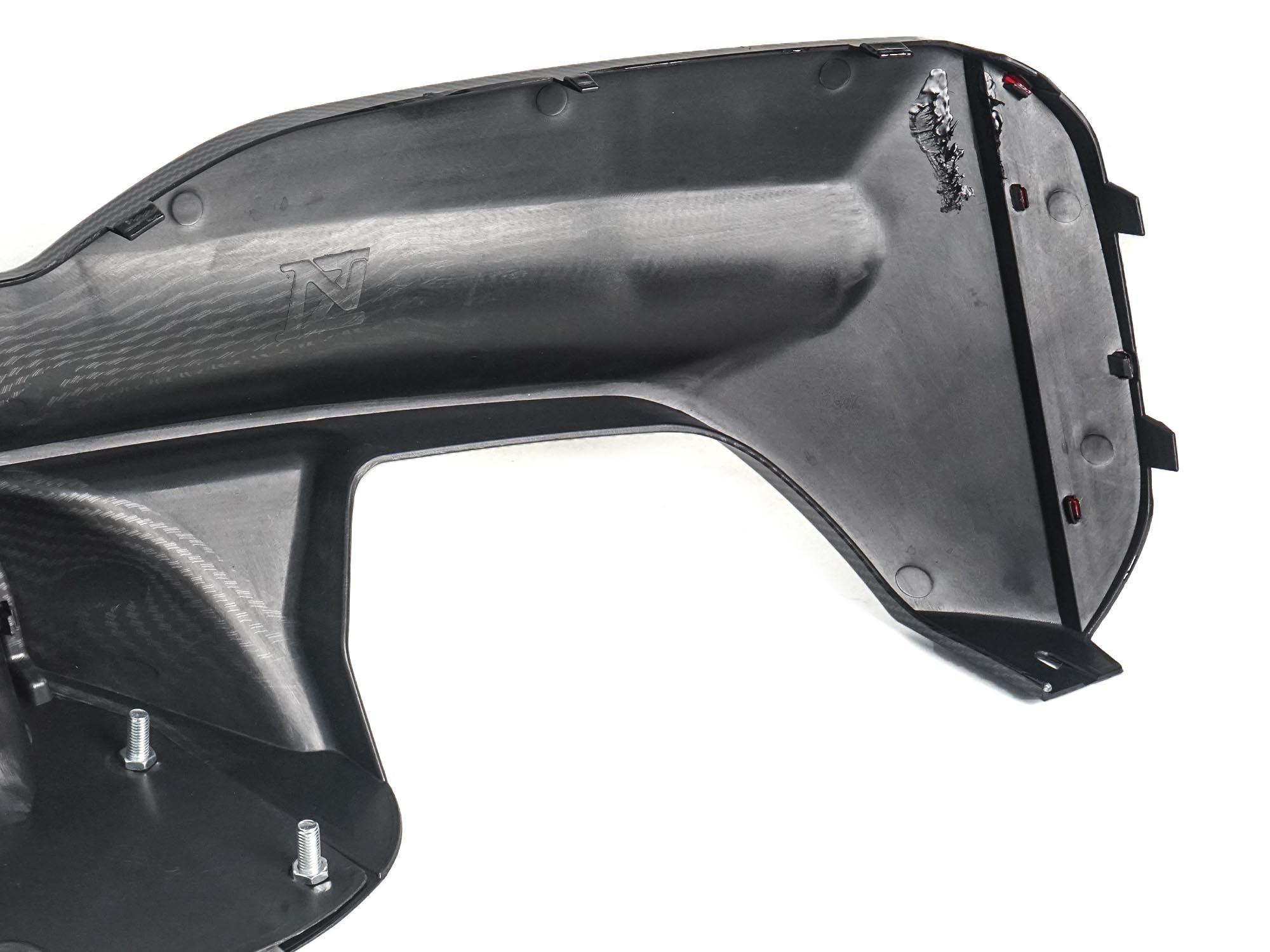 Heckdiffusor Diffusor Carbon Look Passend für 5er G30 G31 mit Sport Paket ab 2017 OHNE ABE
