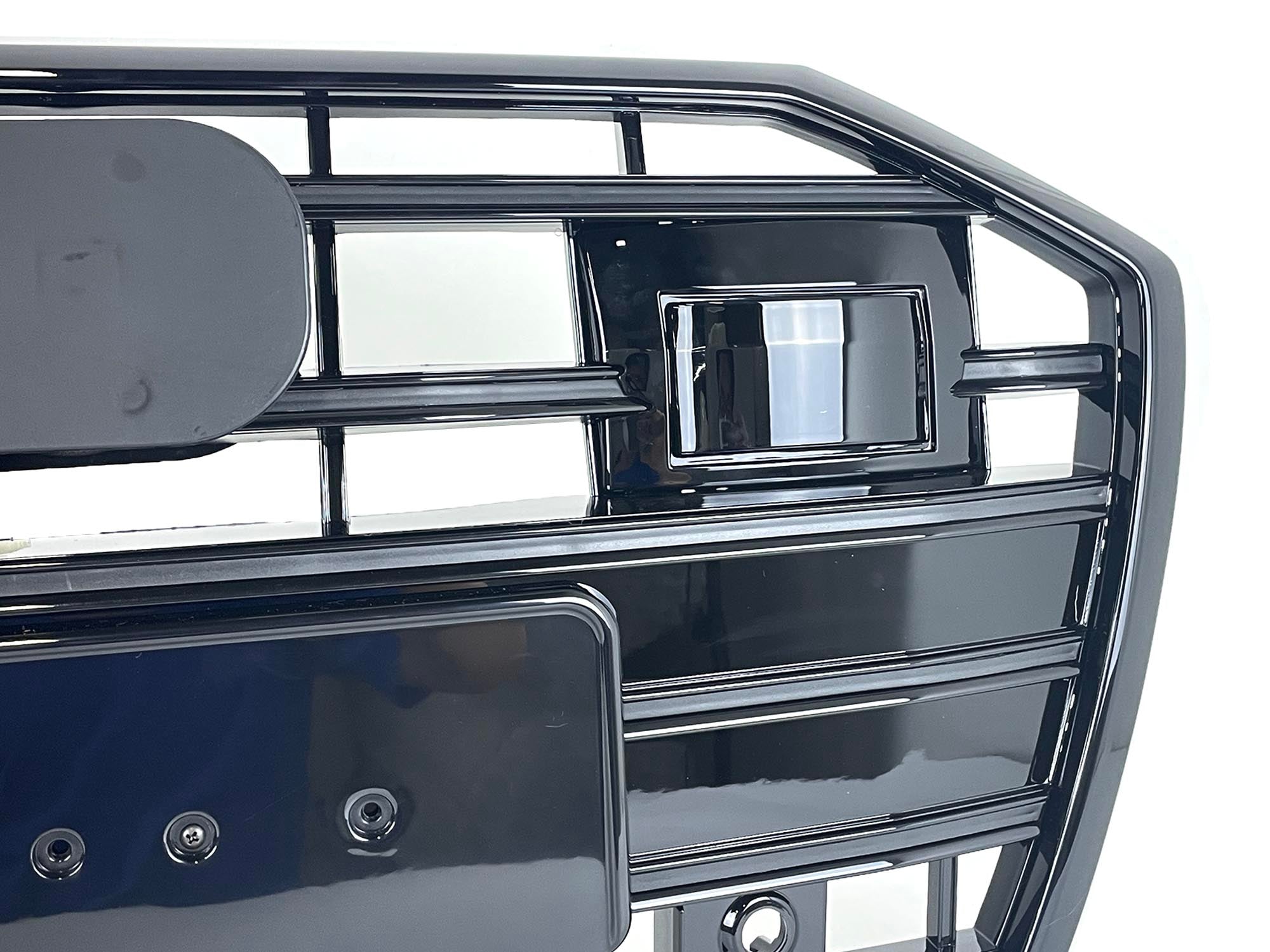 Schwarz Kühlergrill Grill für Audi A6 S6 C8 S Line mit ACC 2018-2023 fg321