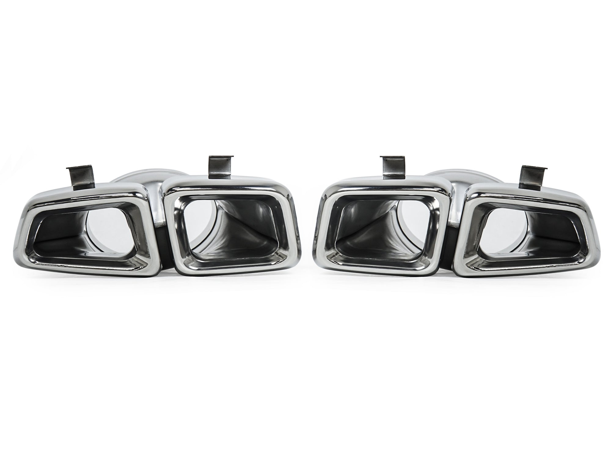 Heckdiffsor Endrohre Chrom für Mercedes CLS W218 C218 AMG Line 2011-2017