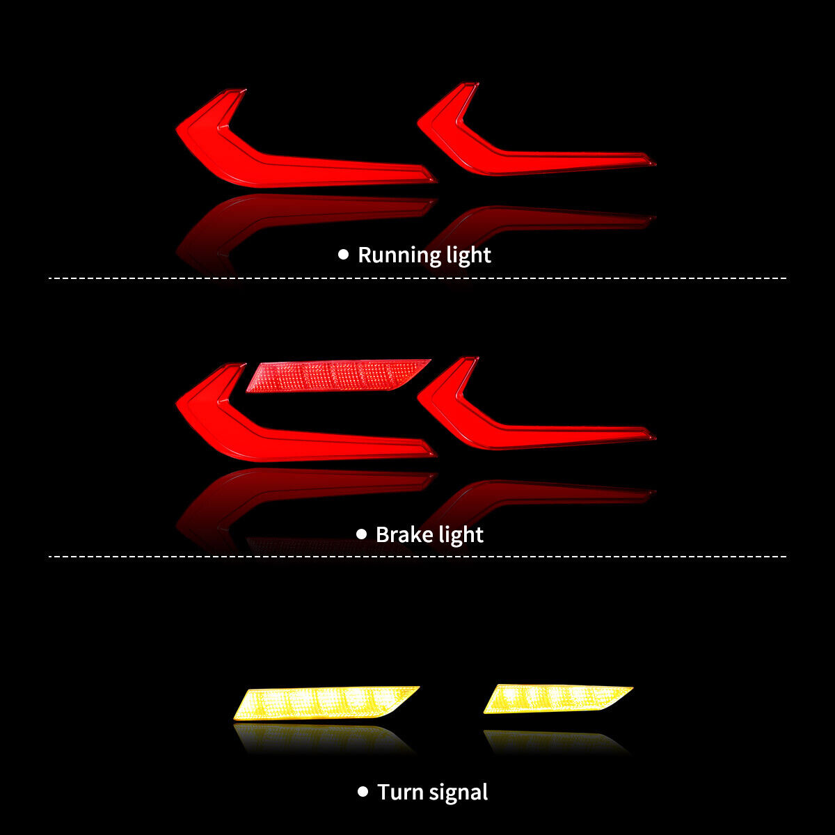LED Rückleuchten Rücklicht Heckleuchten für Chevrolet Corvette C7 2014-2019