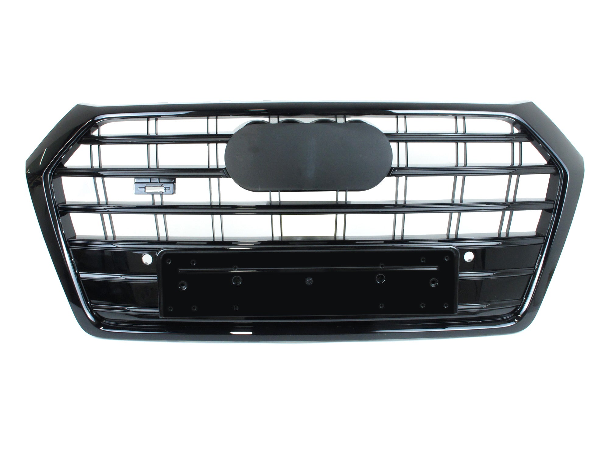 Schwarz Frontgrill Kühlergrill für Audi Q5 FY S Line SQ5 2017-2020 mit PDC