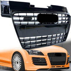 TTRS Optik Kühlergrill Front Grill Wabengrill Schwarz für Audi TT 8J S Line 2006-2014