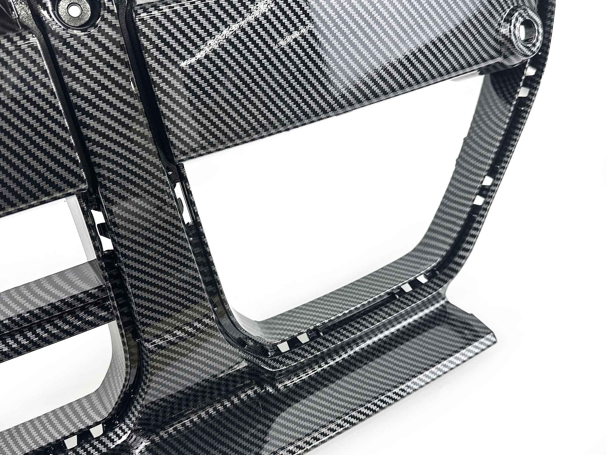 Carbon Look Kühlergrill Grill Frontgrill CS Stil für BMW M3 G80 M4 G82 G83 2020+