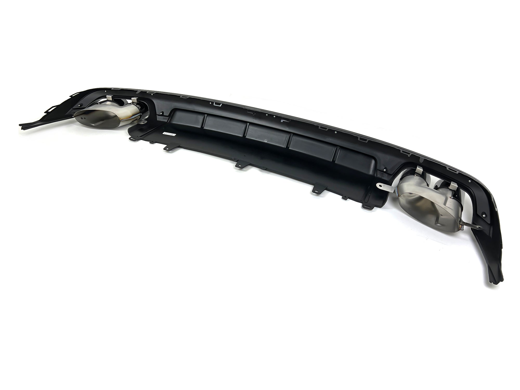 Schwarz Glanz Diffusor Auspuff für AUDI A6 Heckdiffusor C7 4G mit Seriens. MOPF 15-18