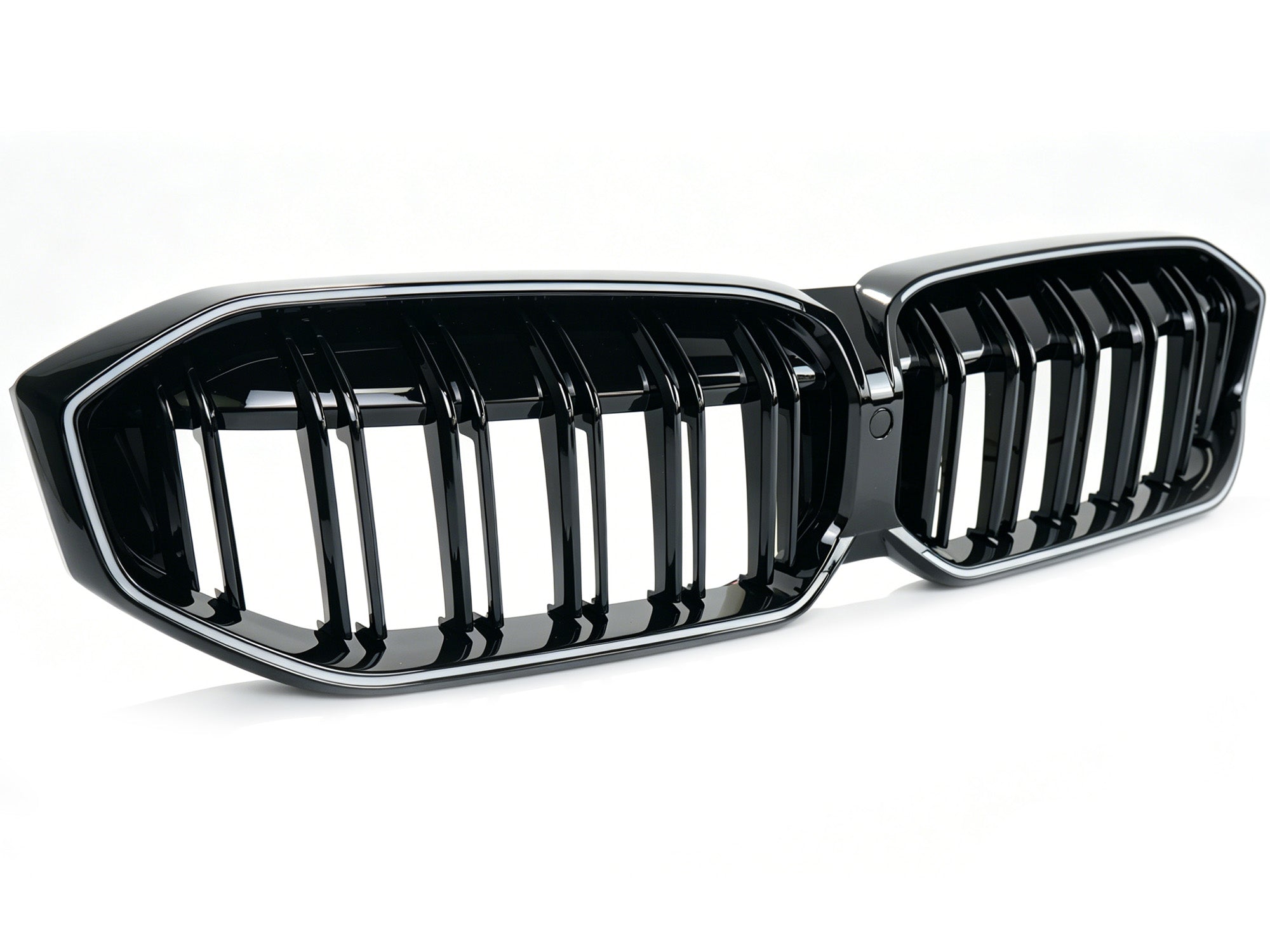 Doppelsteg LED Kühlergrill Grill Frontgrill Schwarz für BMW 3er G20 G21 2023+