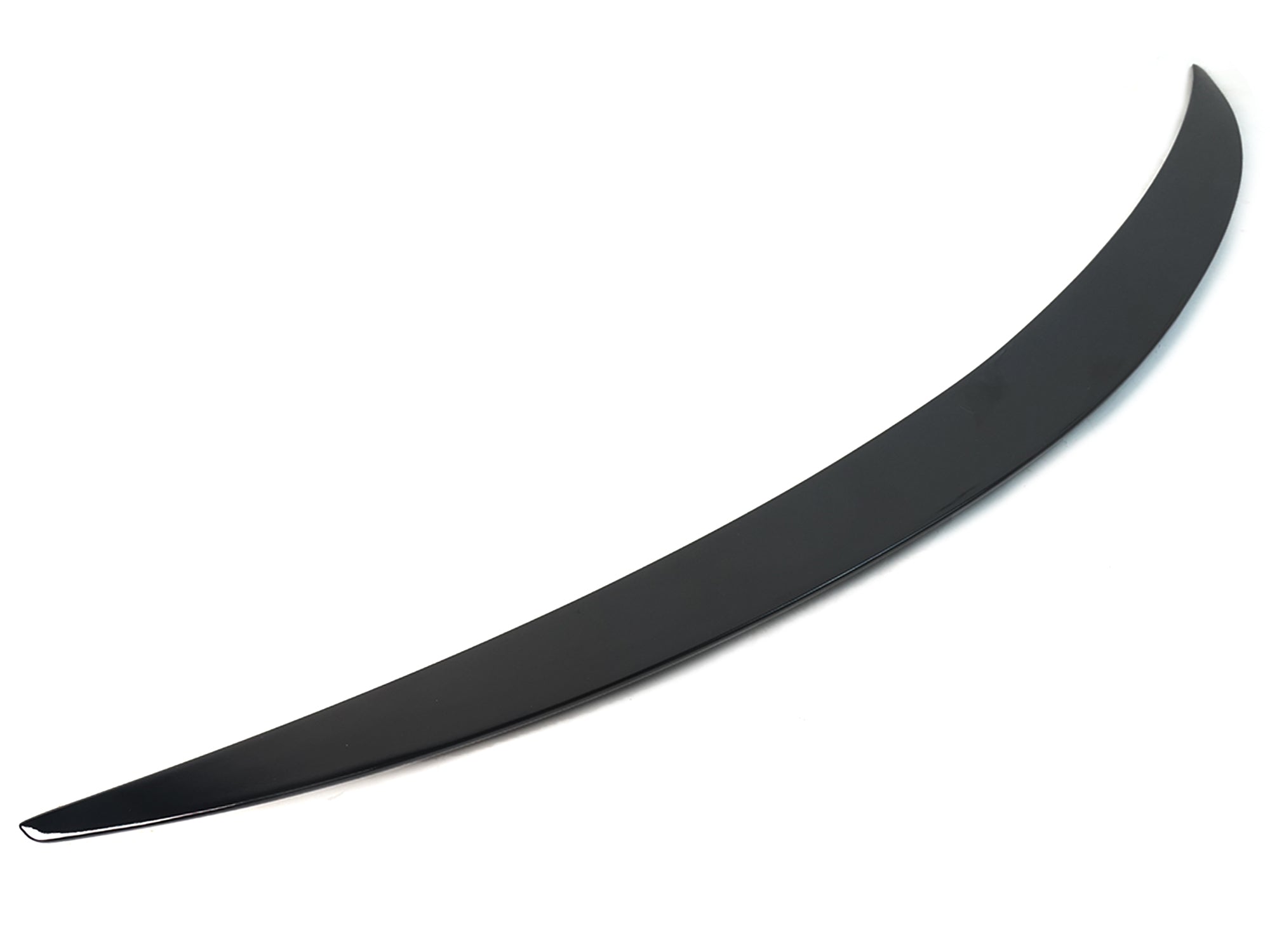 Heckspoiler Spoiler Lippe Schwarz Glanz für Mercedes Benz S Klasse W223 Limo 2020+