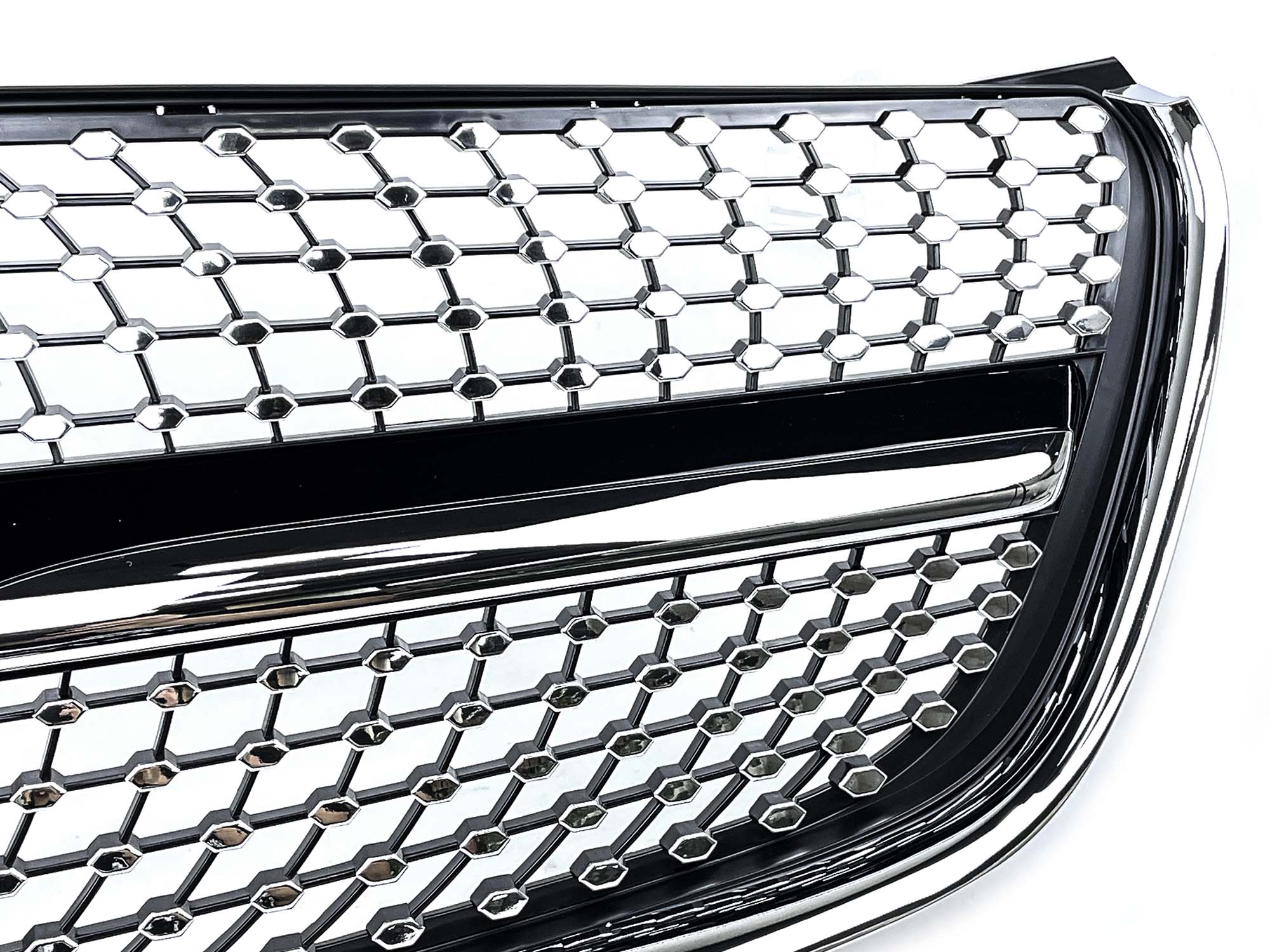 Diamant Kühlergrill Front Grill Schwarz für Mercedes Benz V-Klasse W447 V250 V260 14-19