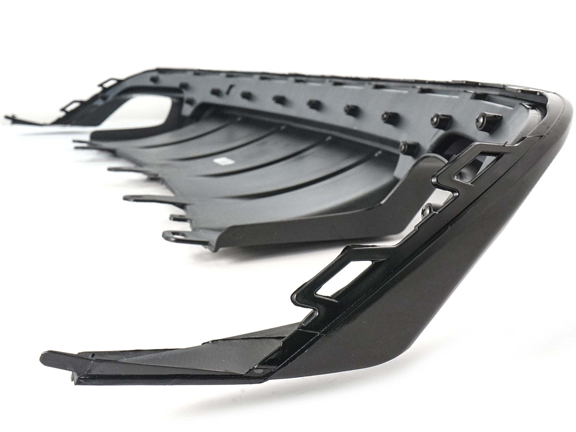 Diffusor Heckdiffusor Schwarz Glanz für AUDI A6 C7 4G Limo Avant S Line 15-18