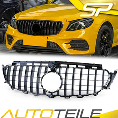 Kühlergrill Grill Schwarz Glanz für Mercedes E-Klasse W213 S213 VFL 2016-2021