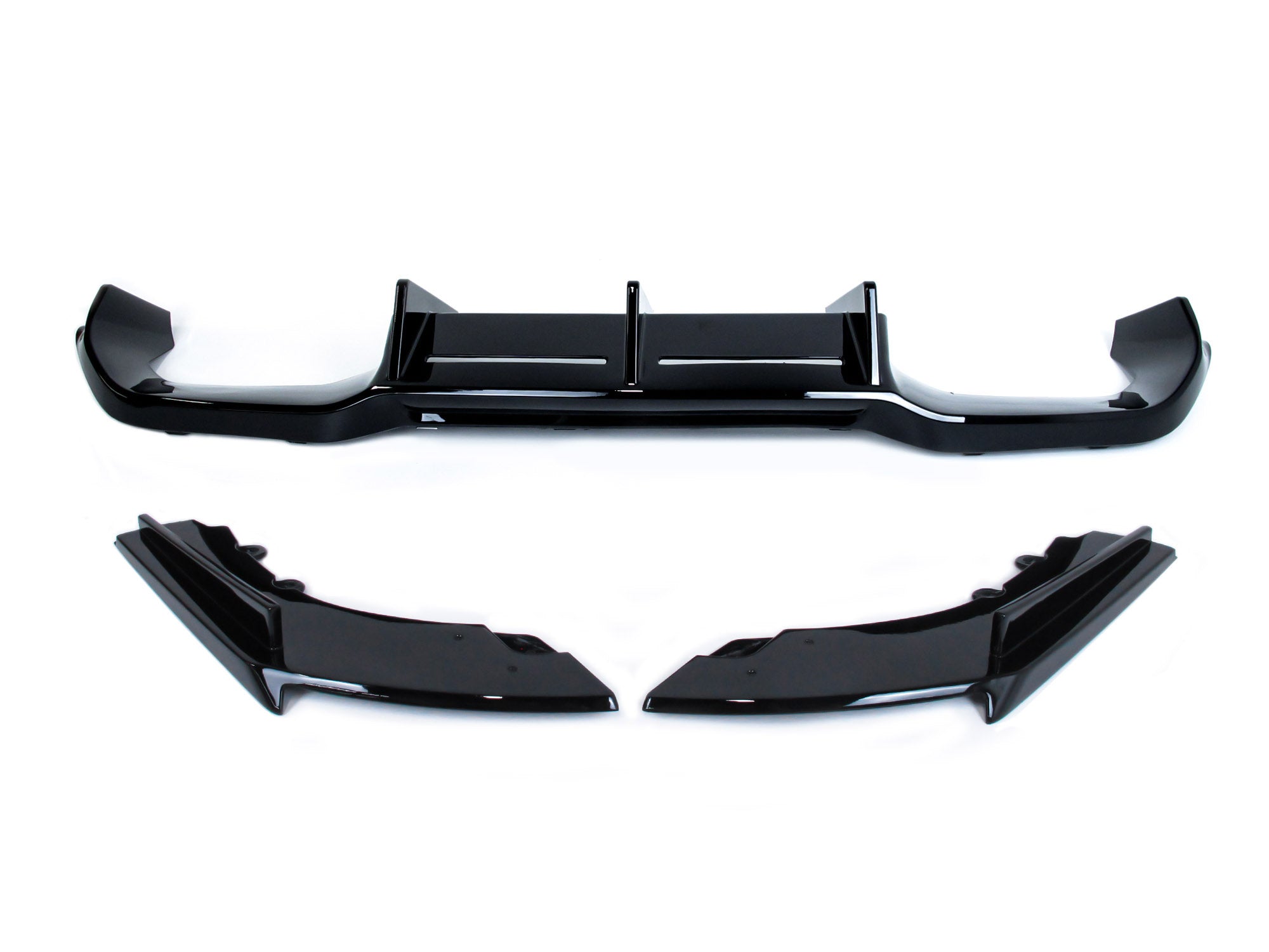 Diffusor Heckdiffusor Glanz Schwarz Passend für M2 F87 Coupe 2-Türer 2015-2018 OHNE ABE